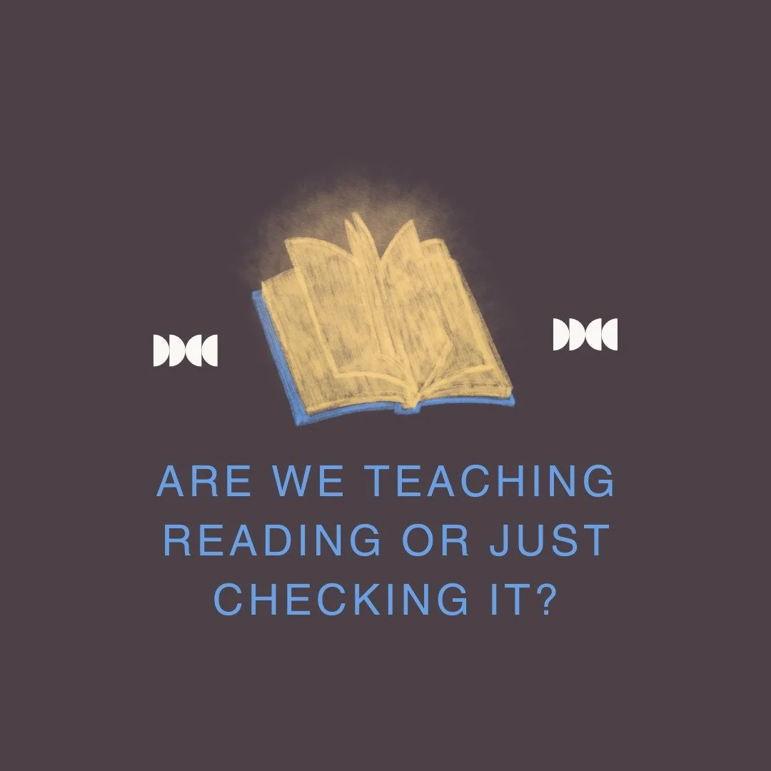 Two studies on reading comprehension: Durkin (1978) and Capin et al. (2024), capture nearly 50 years of classroom observation and arrive at the same conclusion: teachers spend far more time checking reading comprehension than teaching it.

Durkin fou