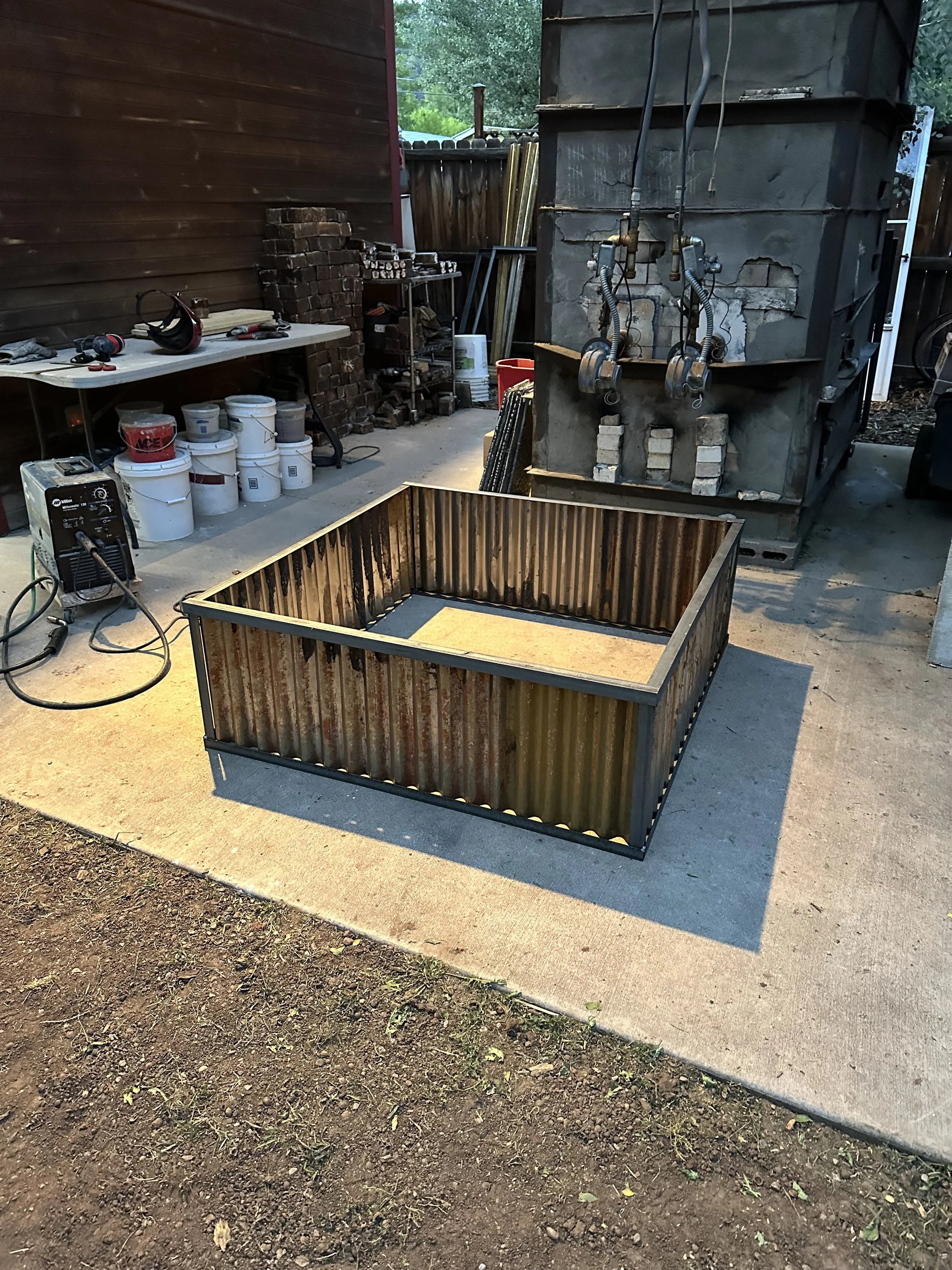One of Several Welded Garden Beds, Collaborated with Lorna Meaden, 2024