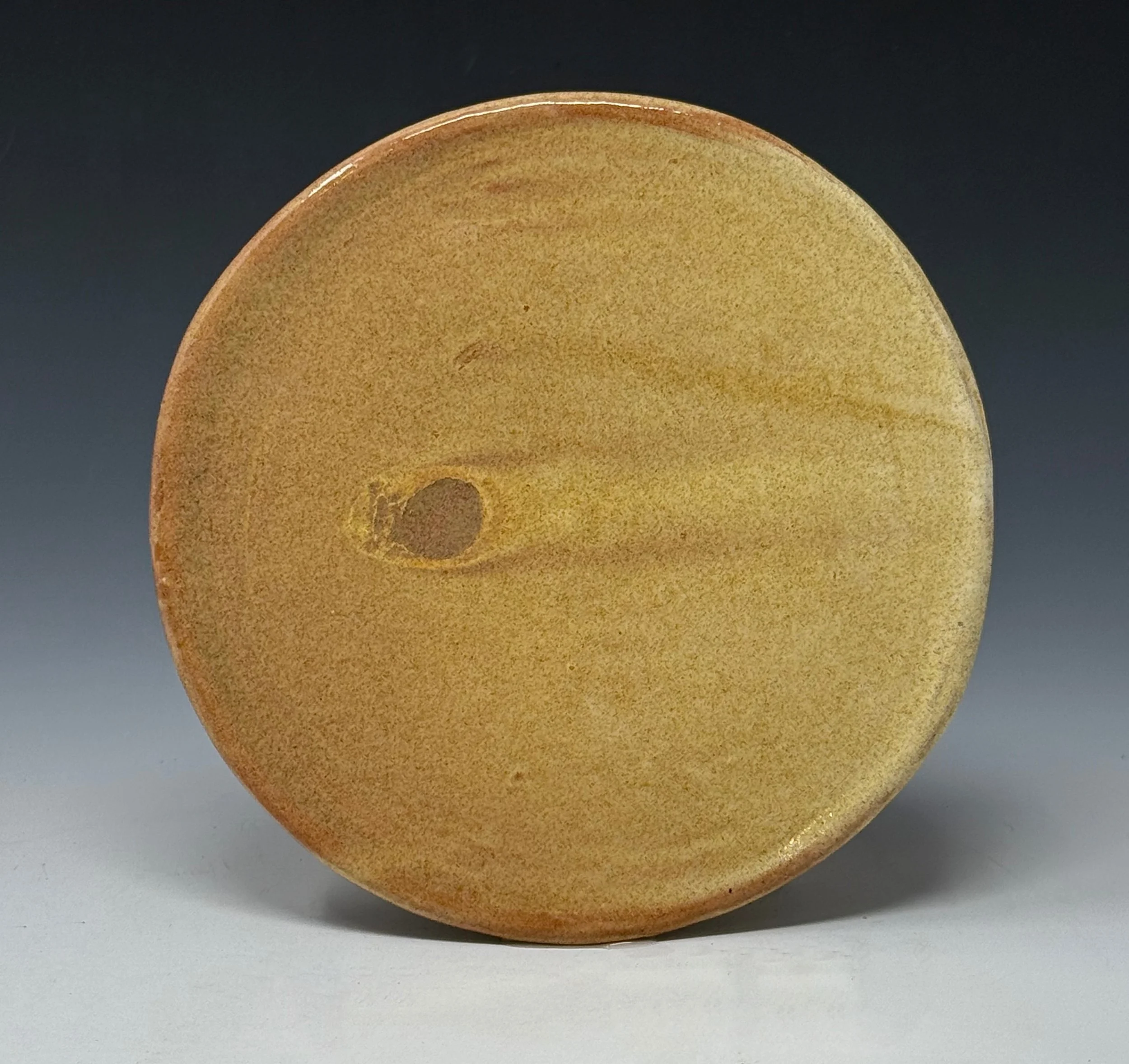 Dessert Plate, Electric Fired Earthenware, .75" x 6" x 6", 2025