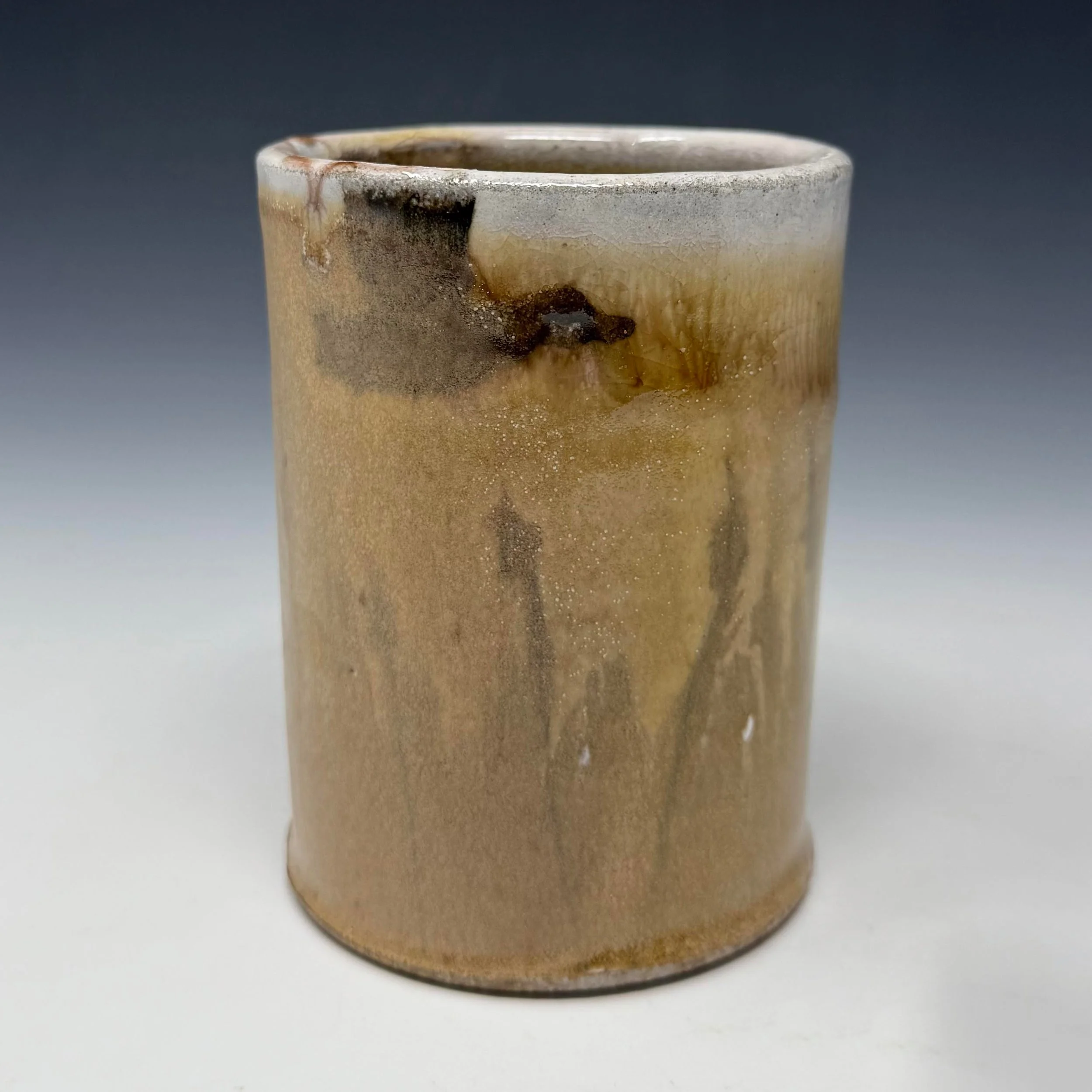 Flying Duck Cup, Soda Fired Stoneware, 4.5" x 3.5" x 3.5", 2026