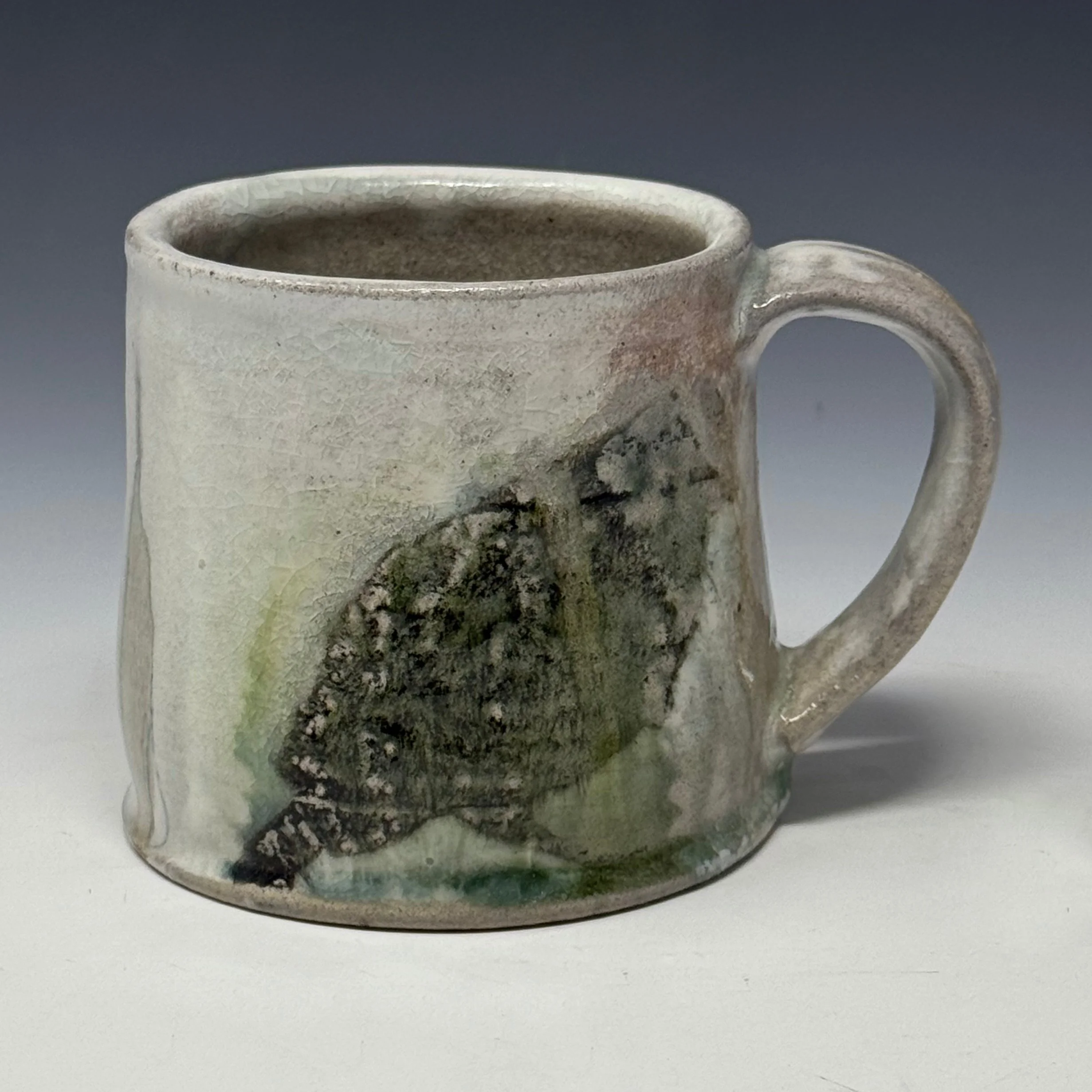 Red Wing Blackbird Mug, Soda Fired Stoneware, 3.5" x 5" x 3.5", 2026