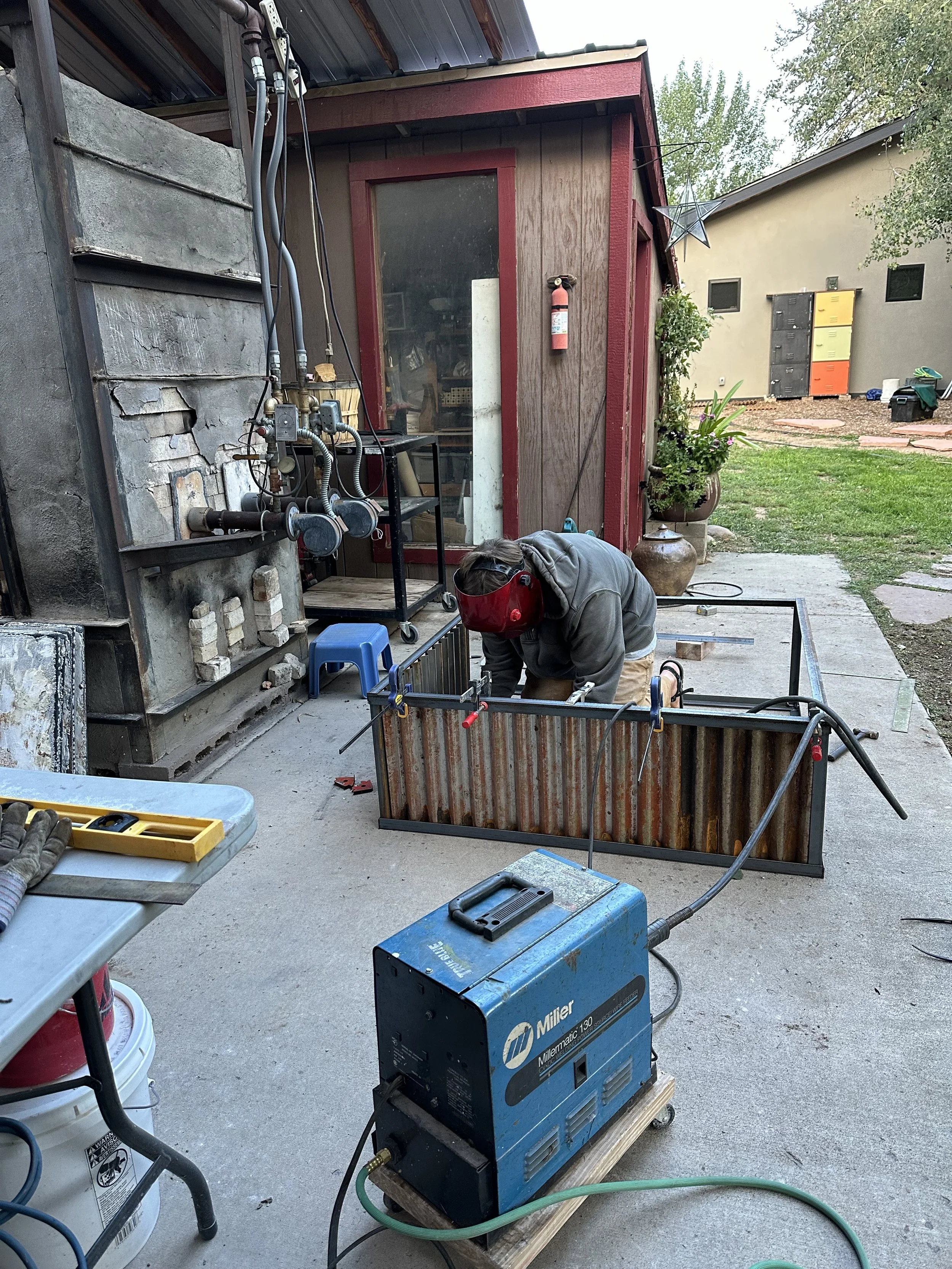 Welding a Garden Bed with Lorna, 2024 