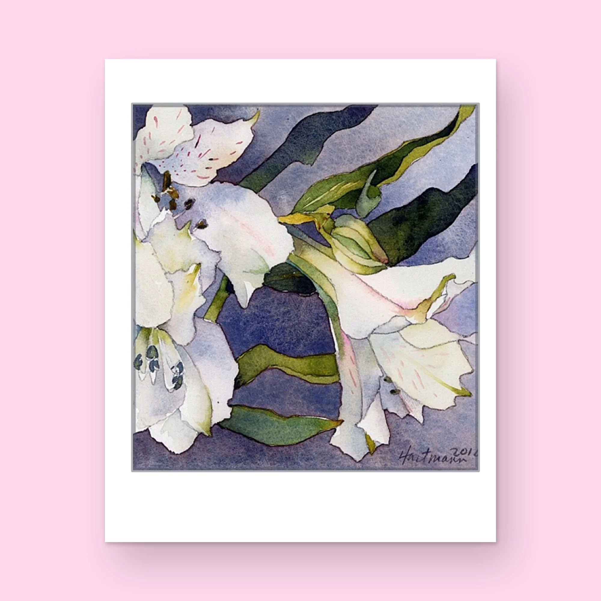 Alstroemeria Trio Card