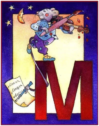 The Letter M CANSCAIP Alphabet Poster 20th Anniversary Edition, © 2004