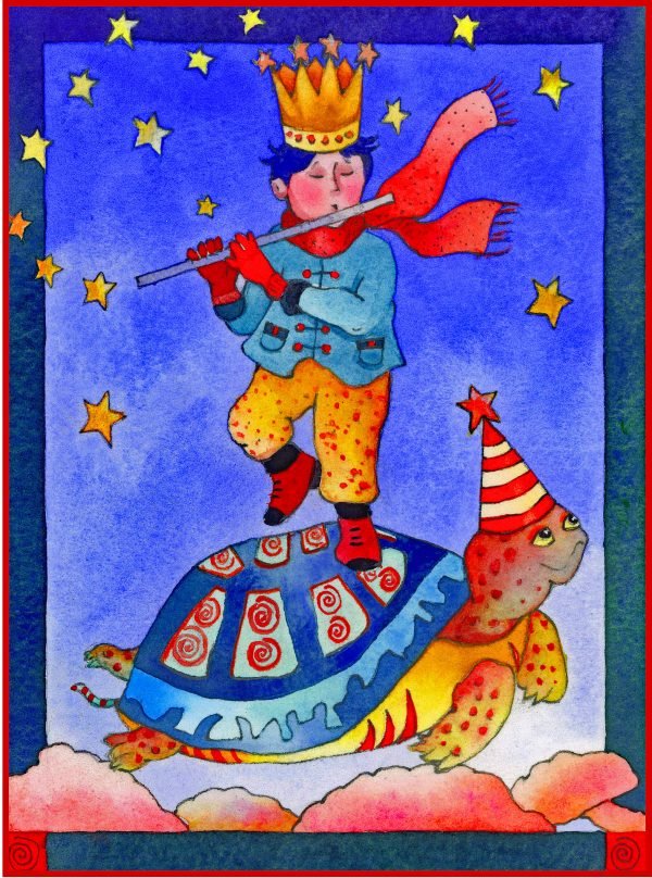 Dancing Turtle Singing Stars