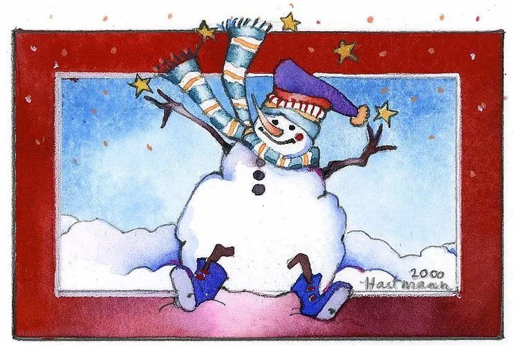 Christmas Gift Tag Commissioned by the Youth Emergency Society Edmonton, © 2000