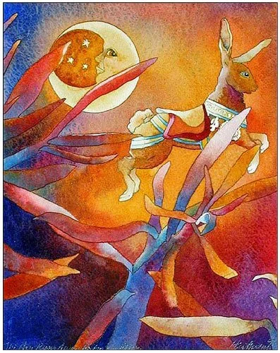 Watercolor © 1998 Private collection