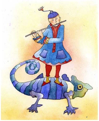 Watercolor © 2002 Personal collection