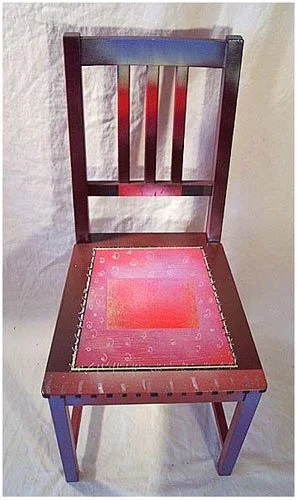 Chair: 35.5"h x 16.25"w x 16.5"d Sample 