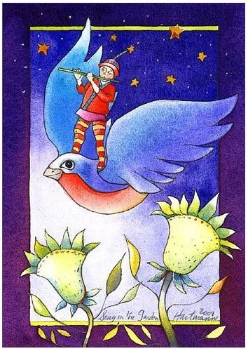 Watercolor © 2001 Private collection