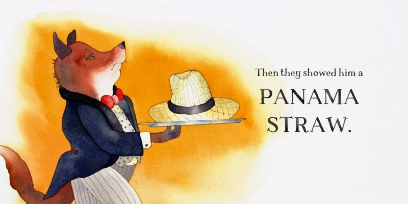 Panama Straw illustration from Bygumbo author/Gwen Molnar published 2018