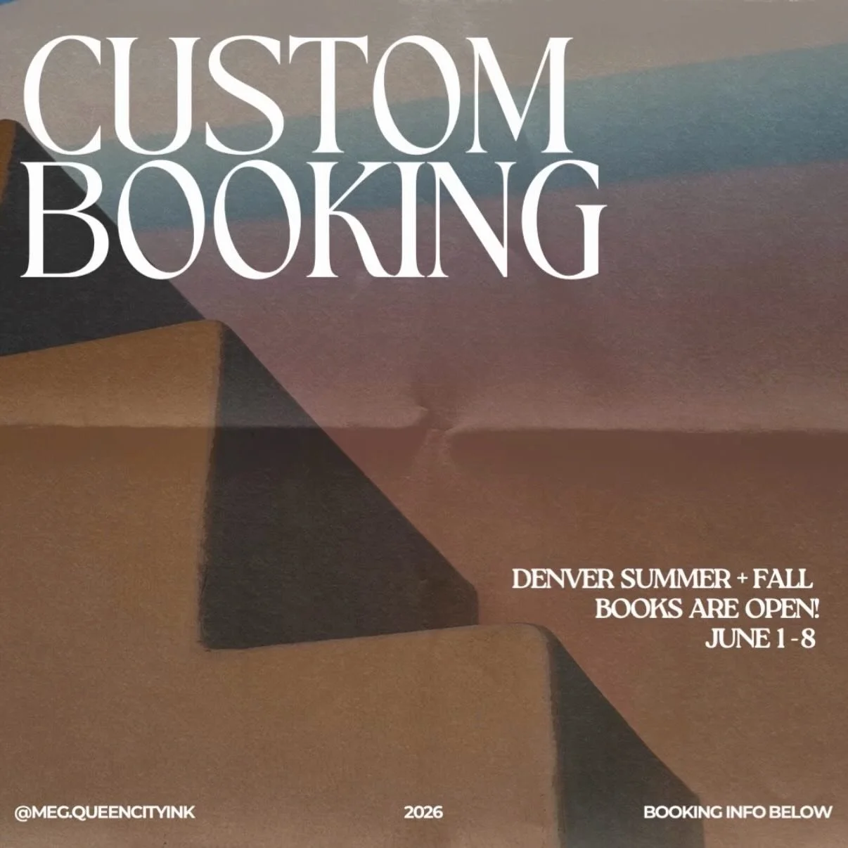 It&rsquo;s official, Denver books are open for summer + fall 2026 !!🤍

Yes.. I cried a little making this. I am SO happy to be home after this spring took me across the world and back, and I came home more inspired than I&rsquo;ve ever been, ready t