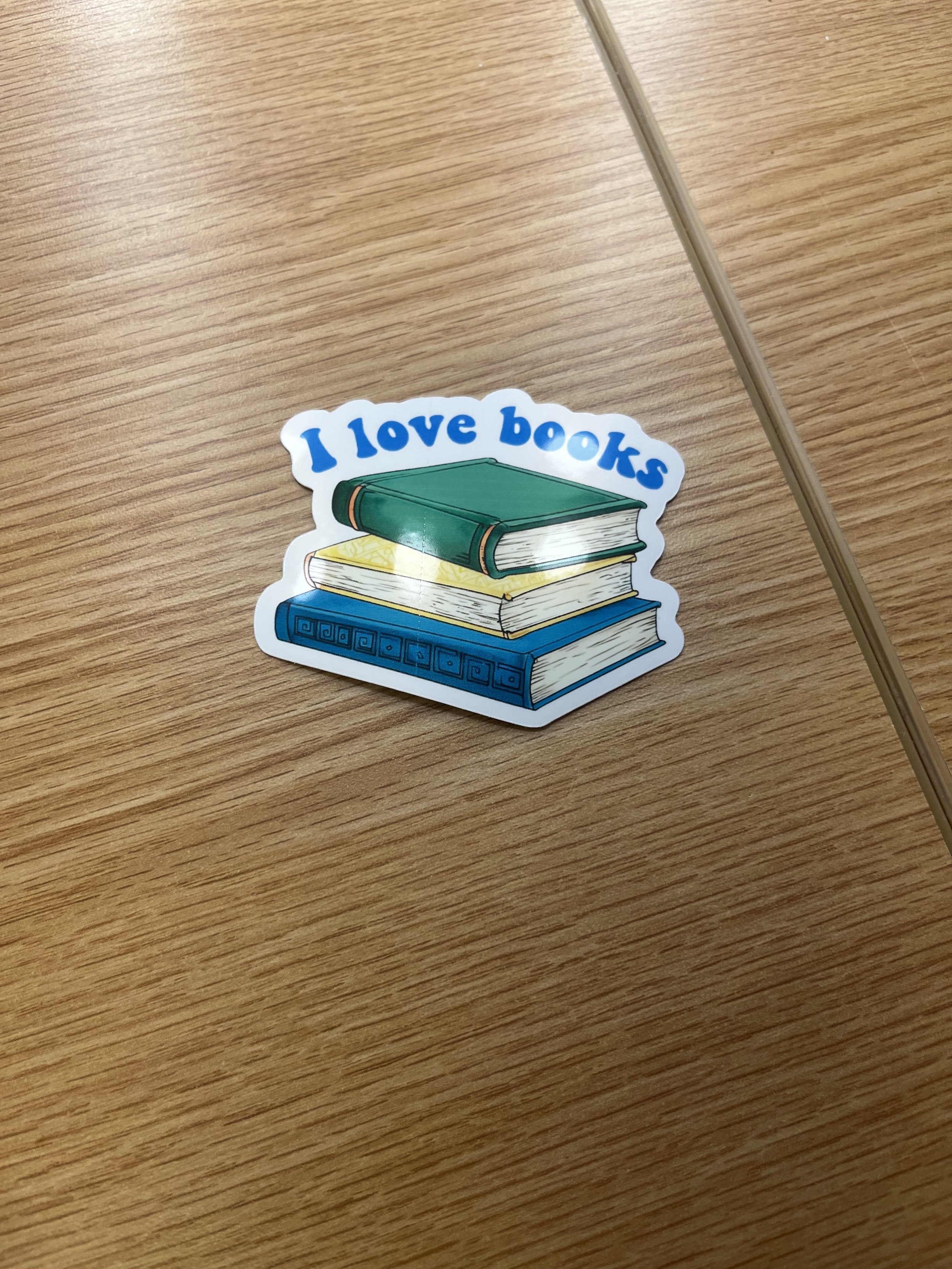 I Love Books Stricker