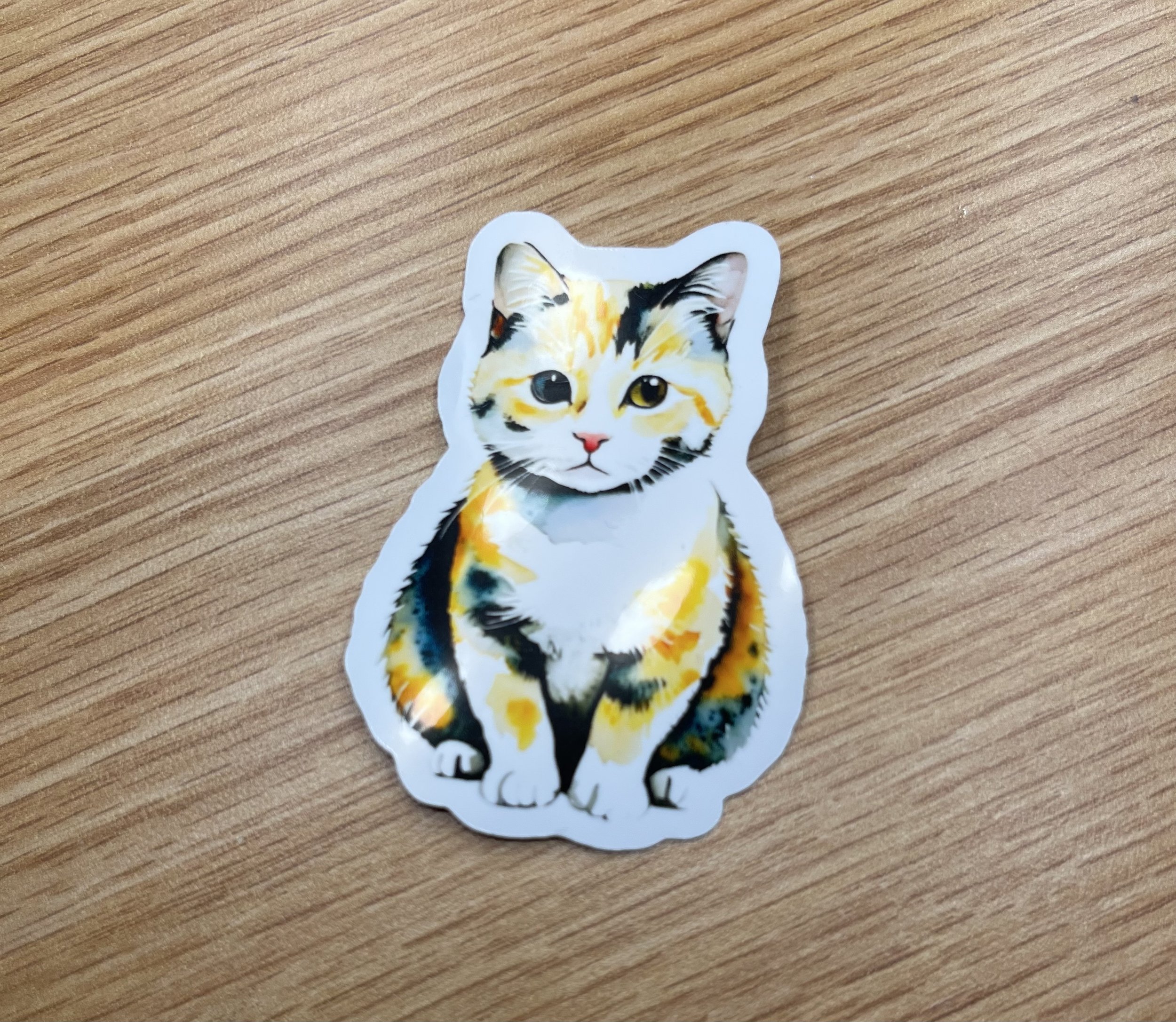Calico Cat Sticker