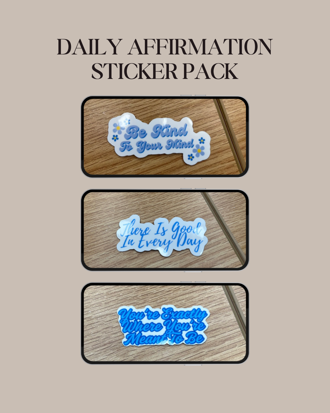 Daily Affirmations Sticker Pack
