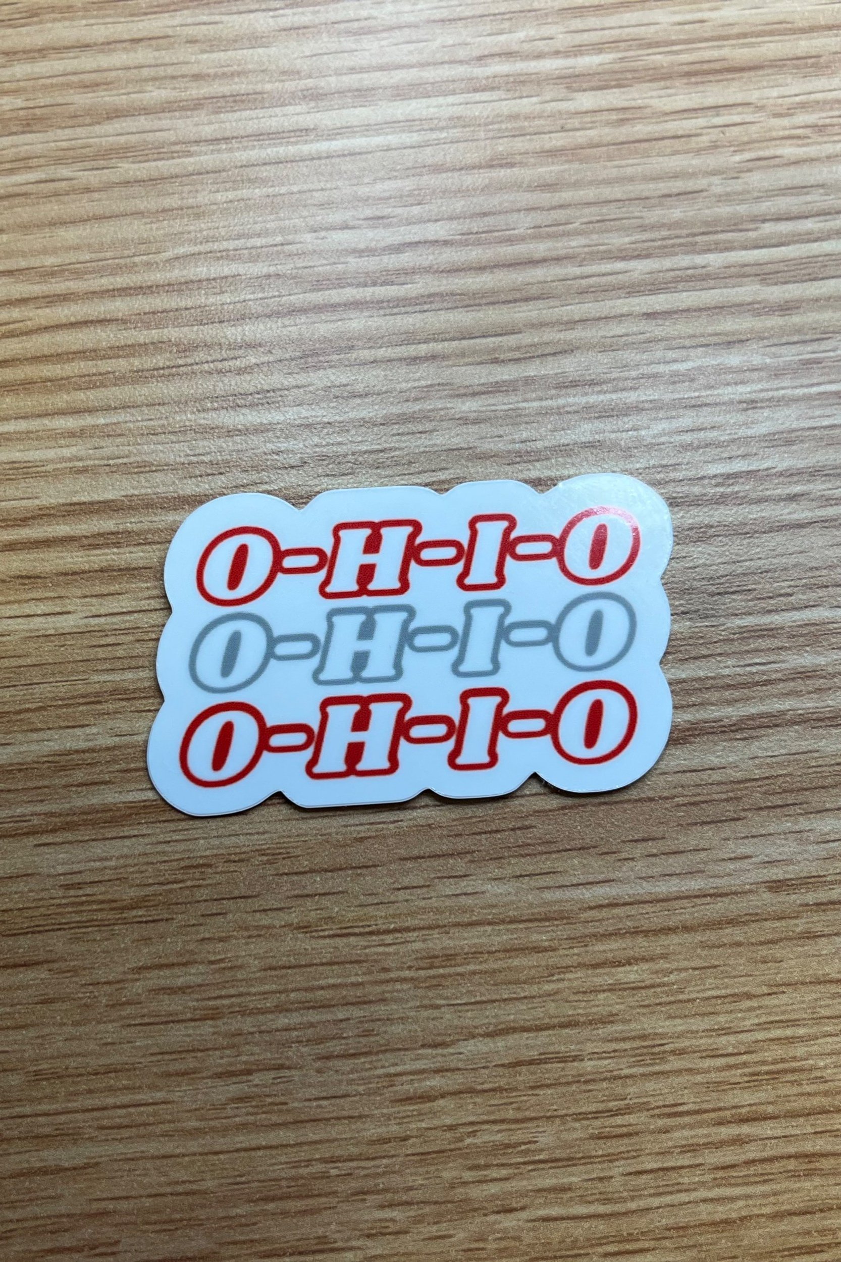 O-H-I-O Sticker