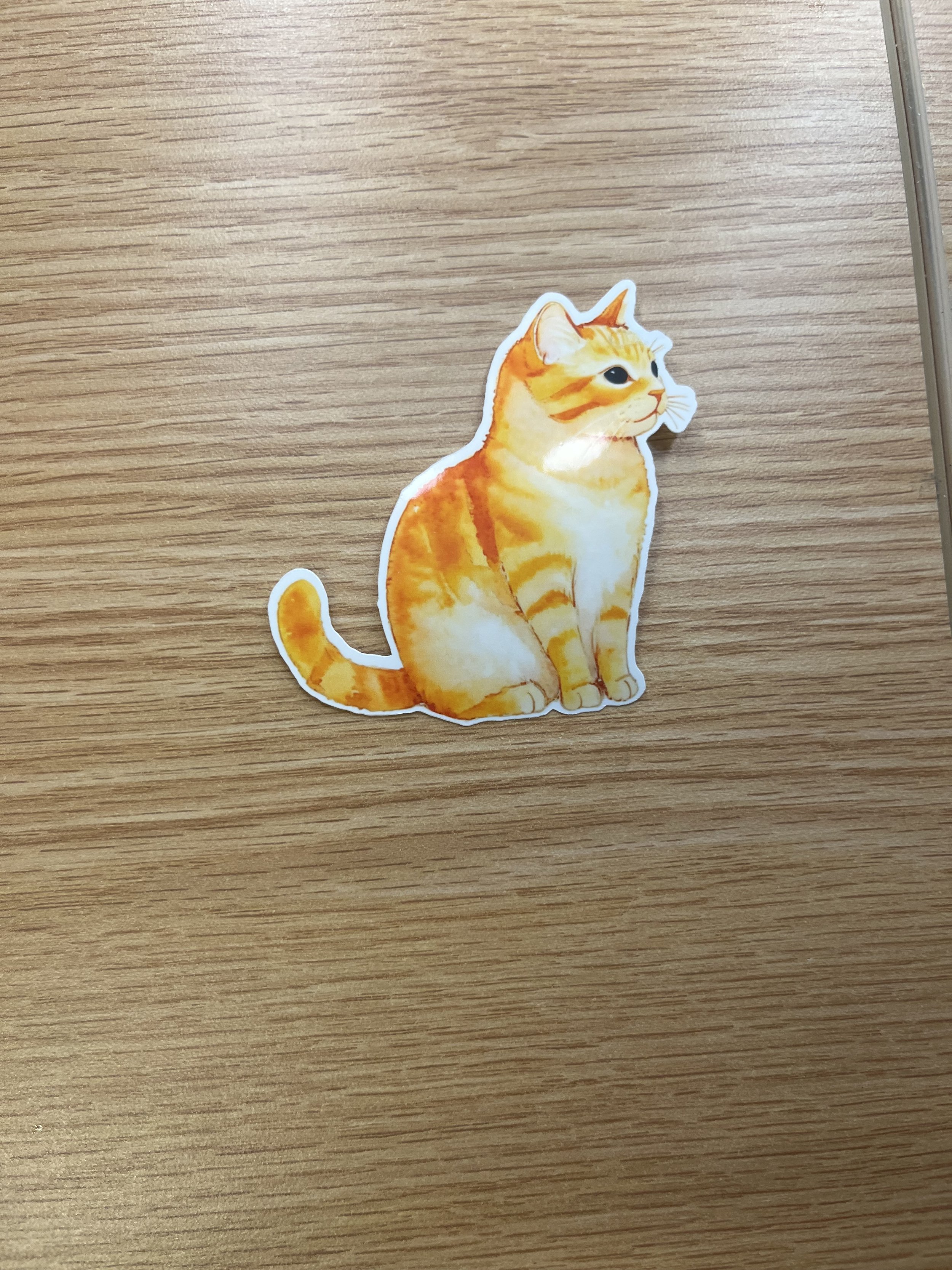 Ginger Tabby Cat Sticker