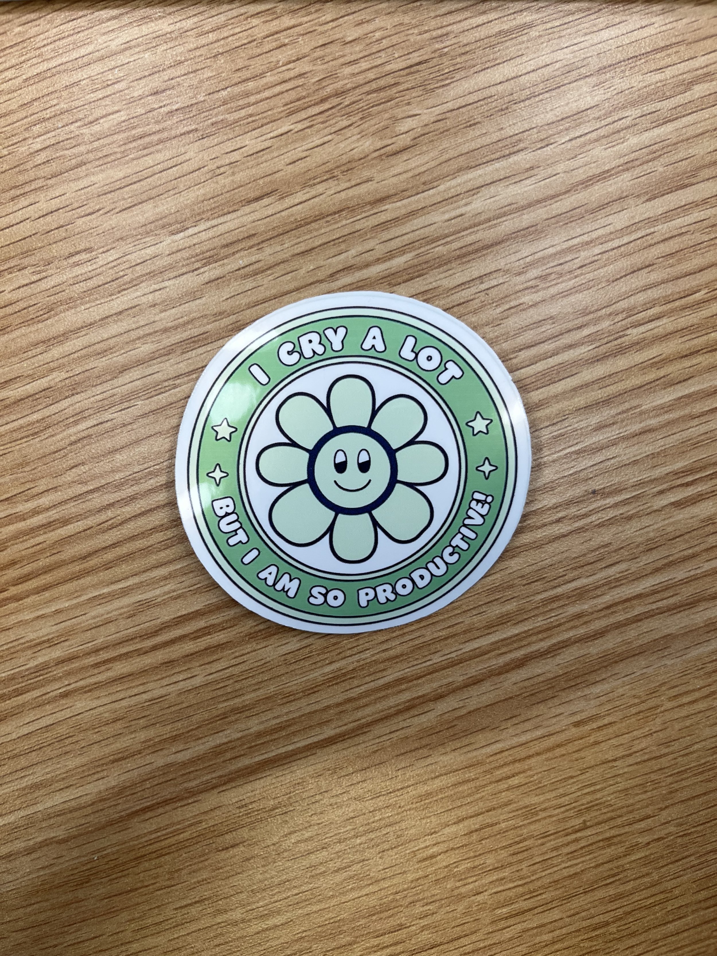 Floral Quote Sticker