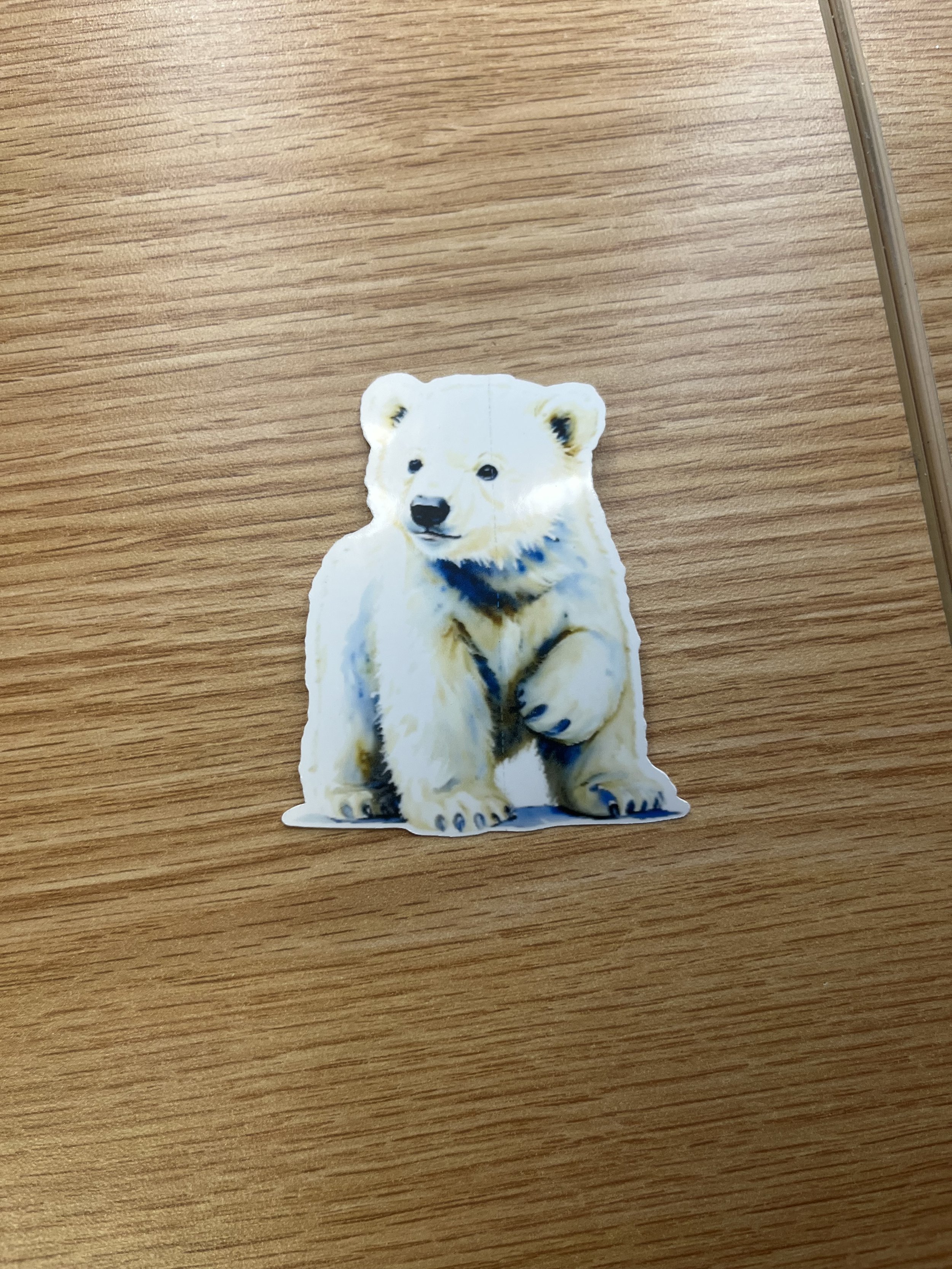 Polar Bear Cub Sticker