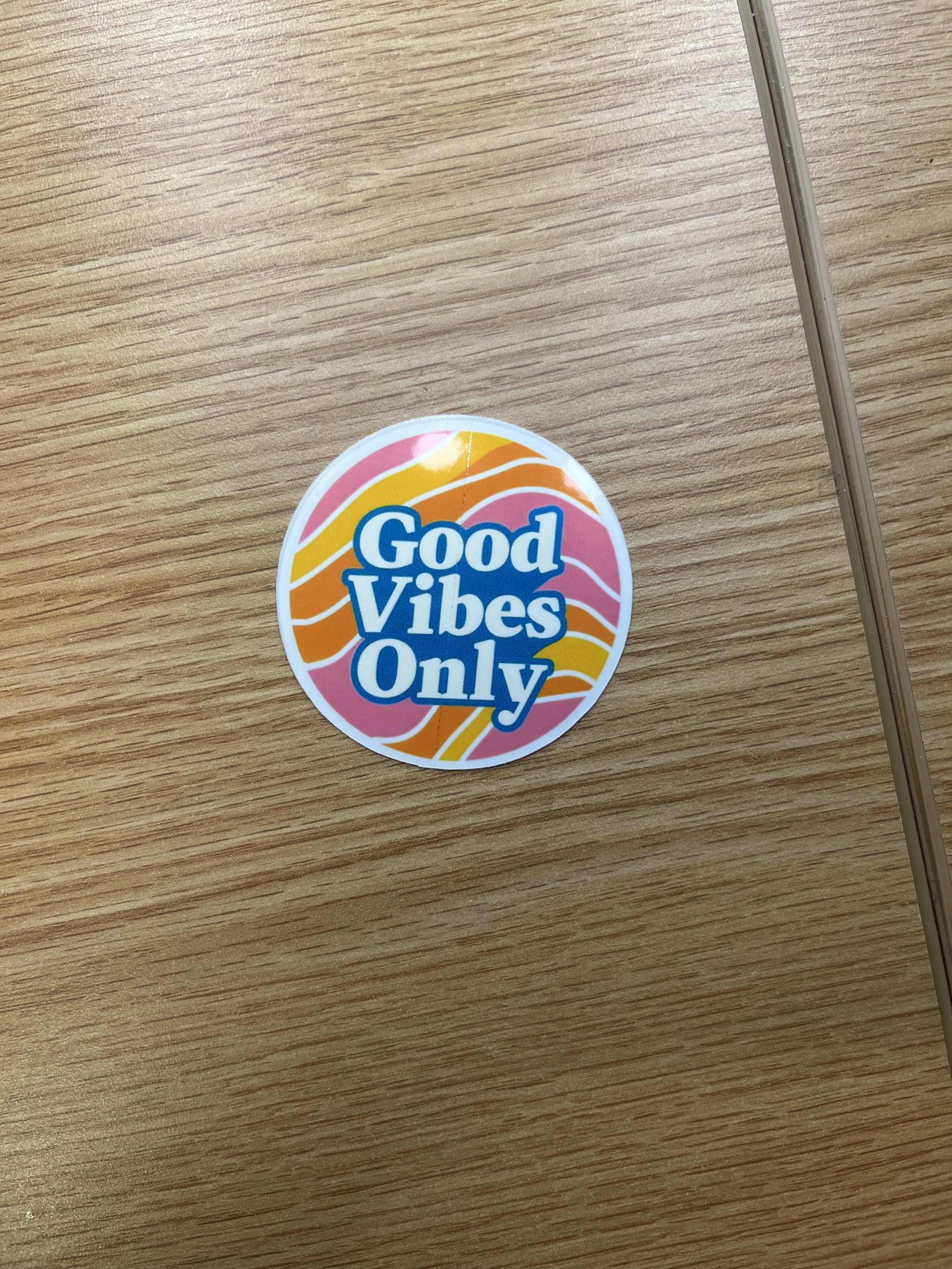 Good Vibes Only Sticker