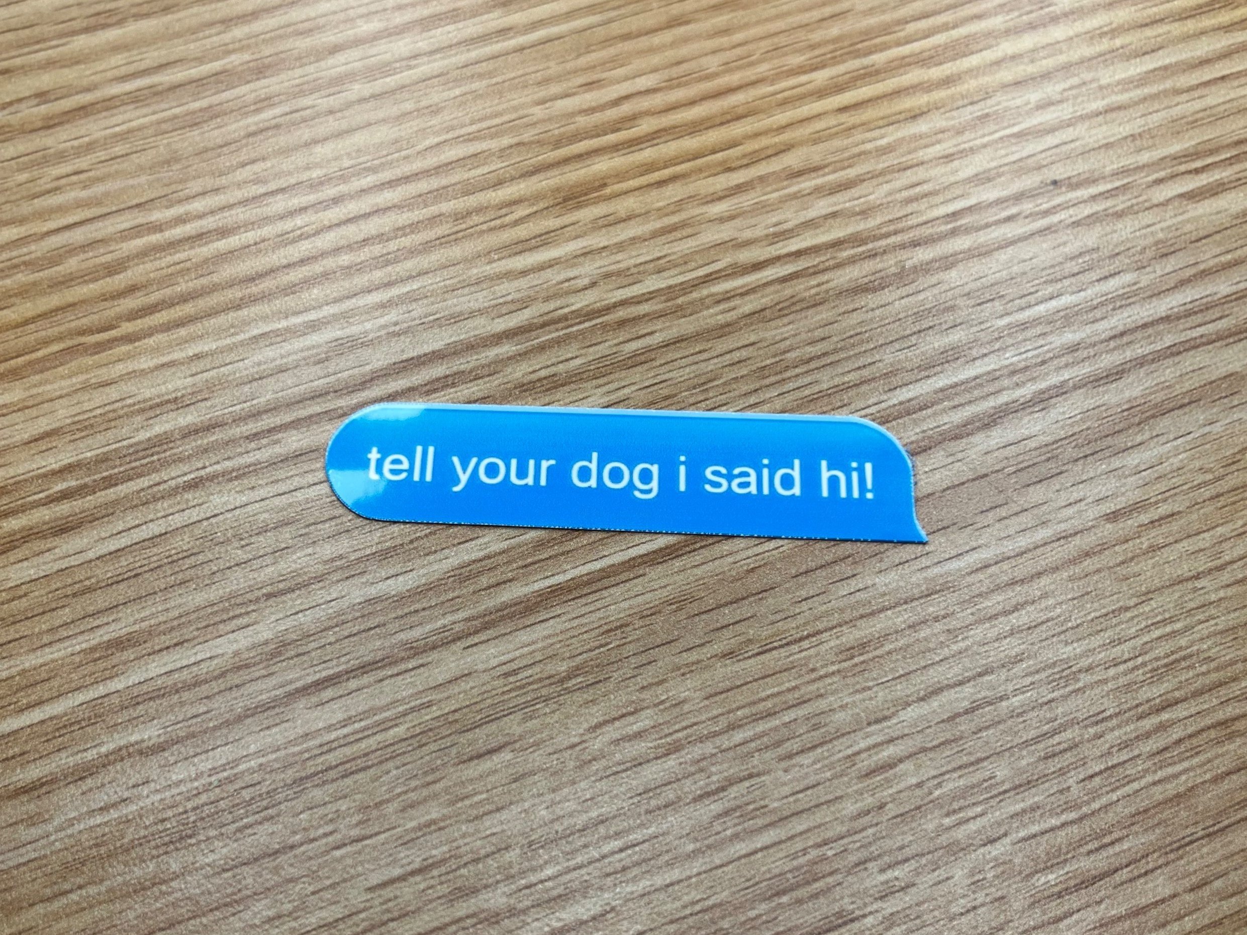 Text Message Sticker