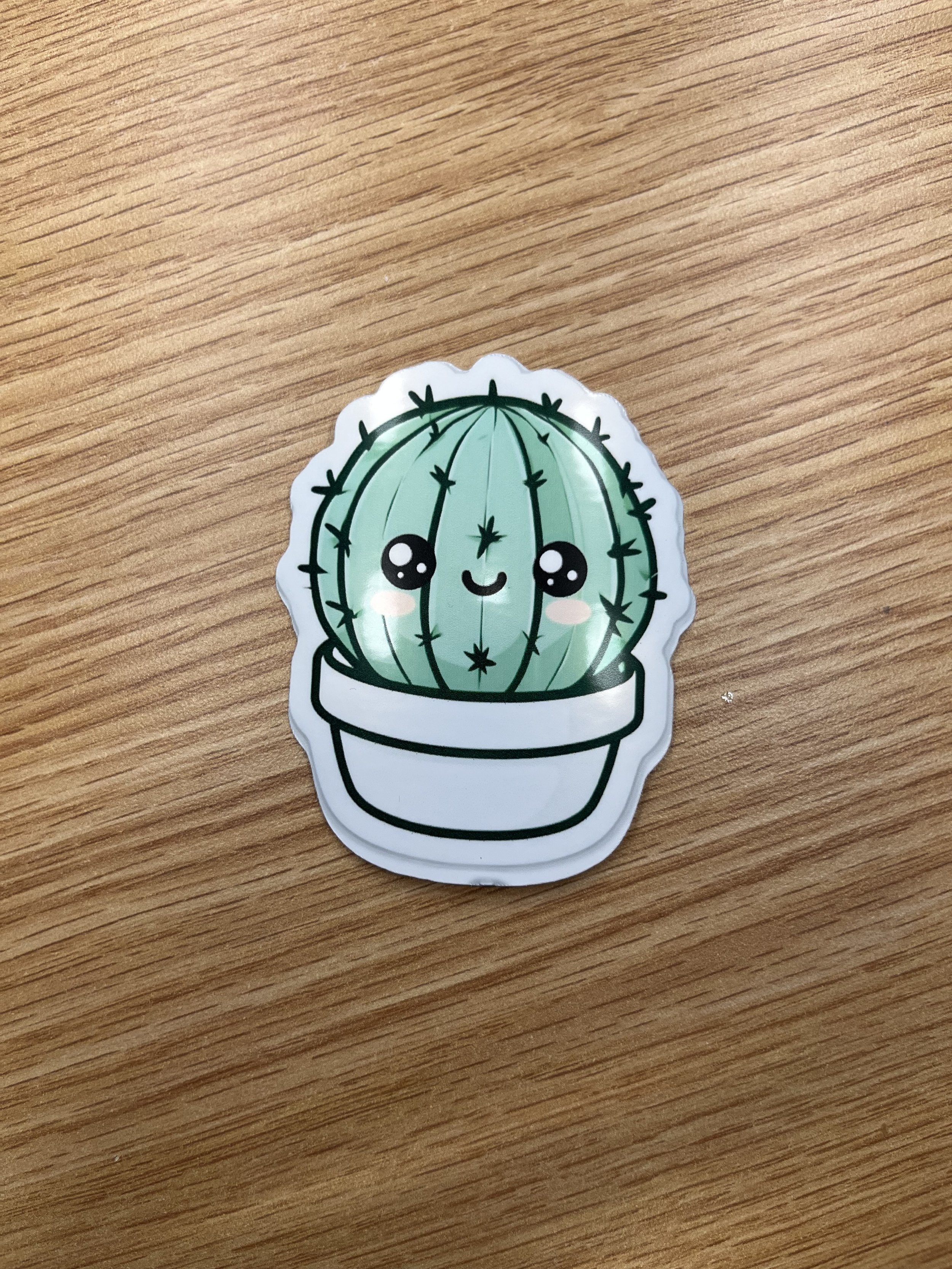 Cartoon Cactus Sticker