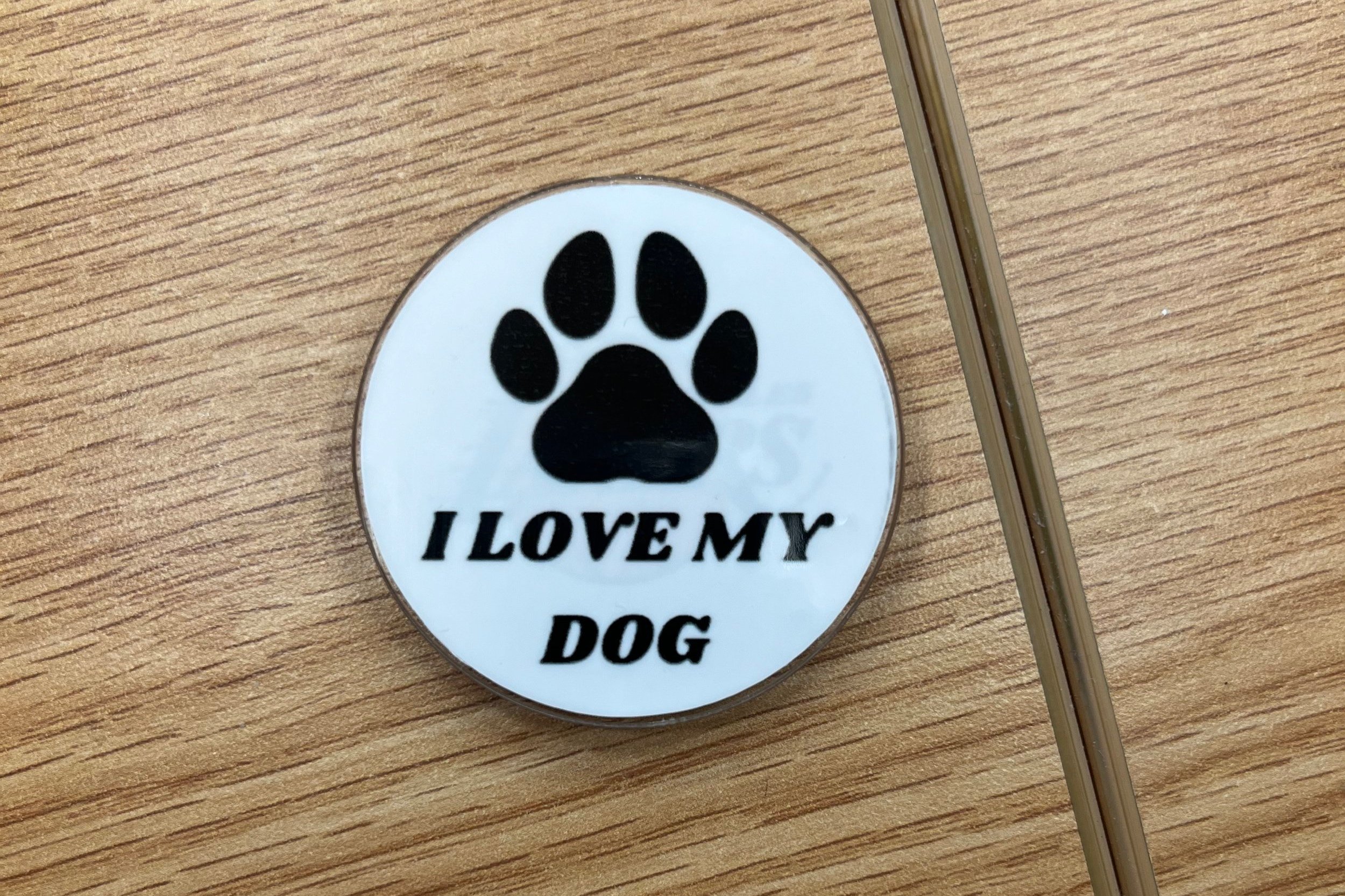 I Love My Dog Magnet