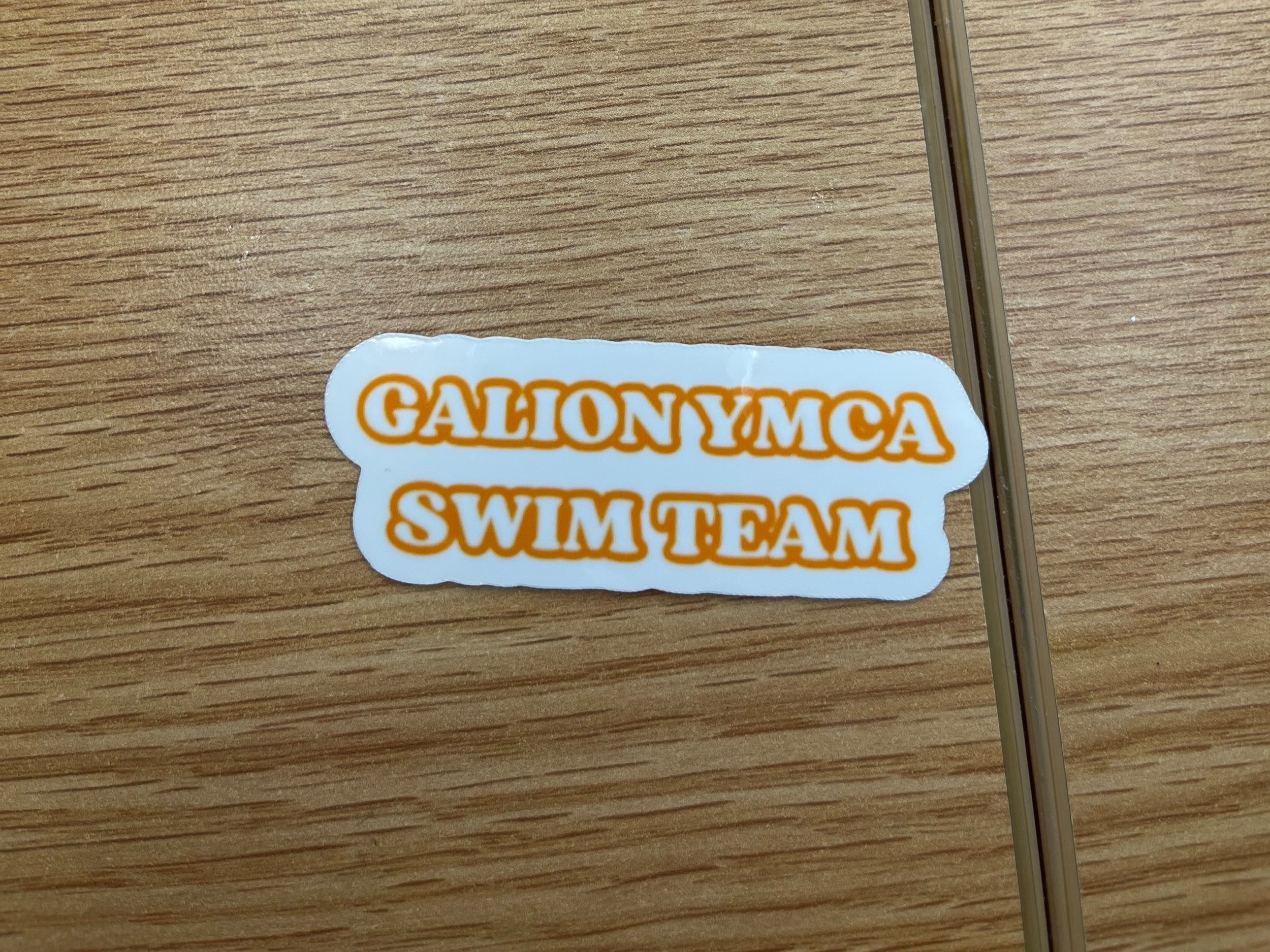 Galion YMCA Swim Team Sticker