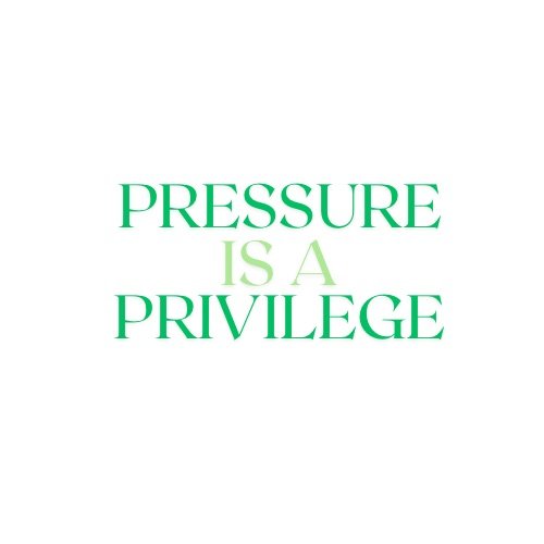 Pressure Is A Privilege Sticker