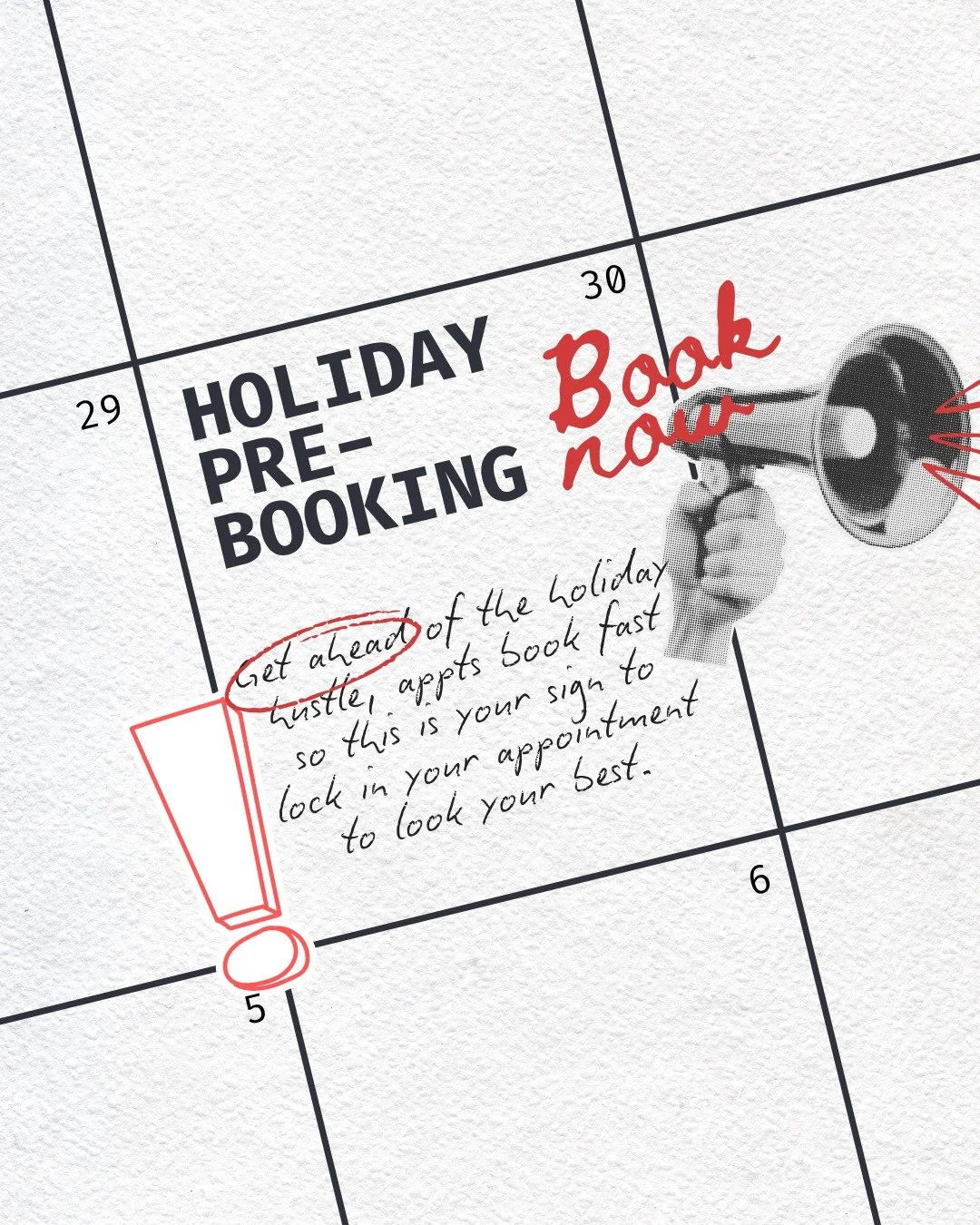 The holidays are sneaking up fast!

Thanksgiving is only 4 weeks away, Christmas 8 weeks, and New Year&rsquo;s 9 weeks!
Now&rsquo;s the time to pre-book your appointments so your glow doesn&rsquo;t miss the party ✨
 Book your next visit through the l