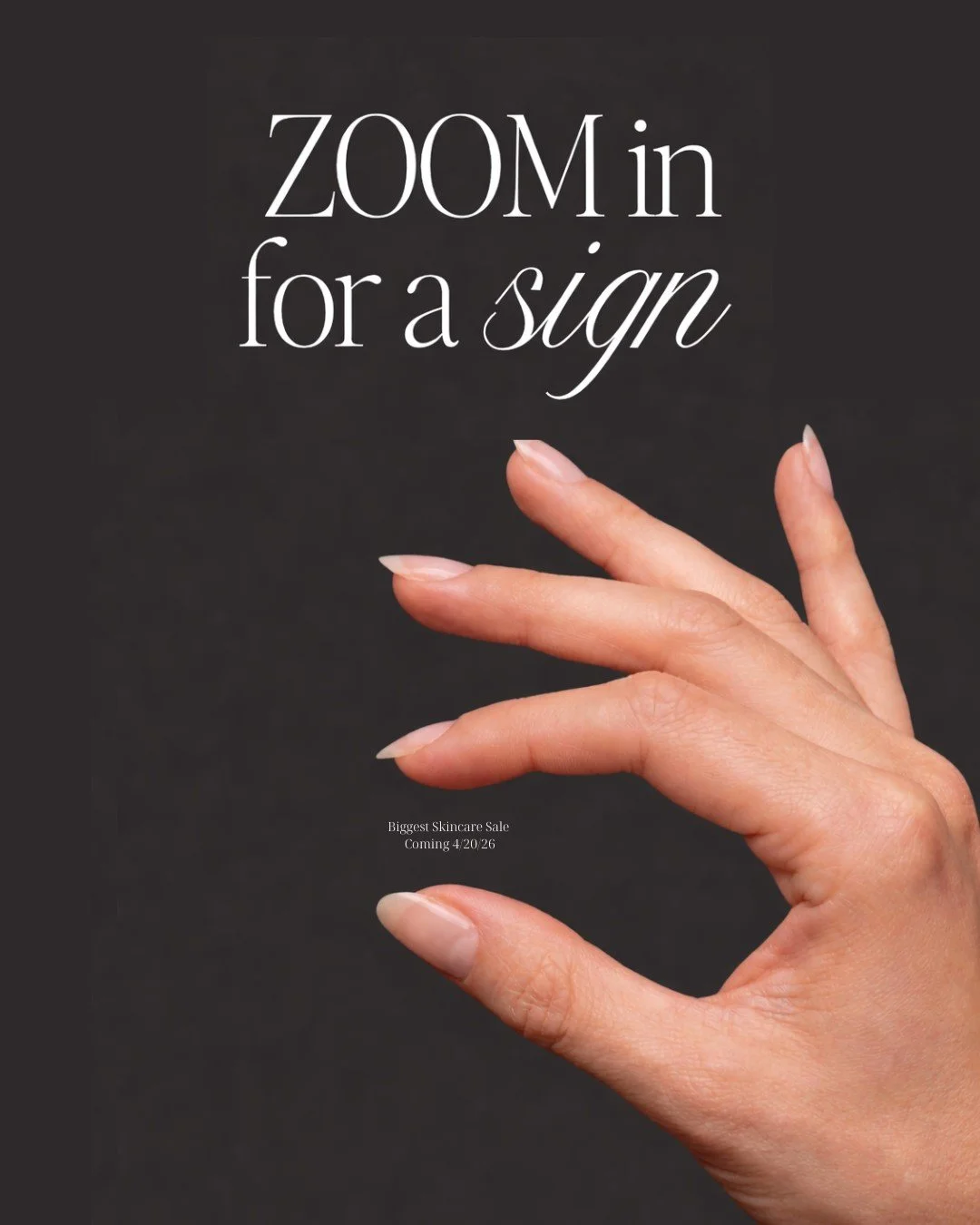 We&rsquo;re moving into a new space, and we wanted to give back to the clients who made it all possible!

April 20&ndash;24th, our biggest skincare sale yet featuring ZO, Alastin, Face Reality, OSEA, Revision, and Plated.
New deals will drop every si