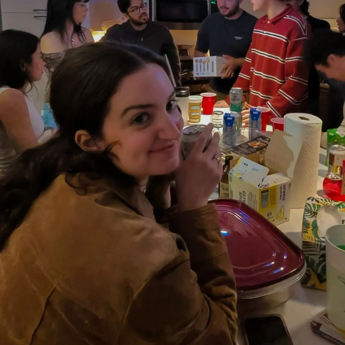 best wishes in the new year from becca and friends! 💌🪩🎊🍾