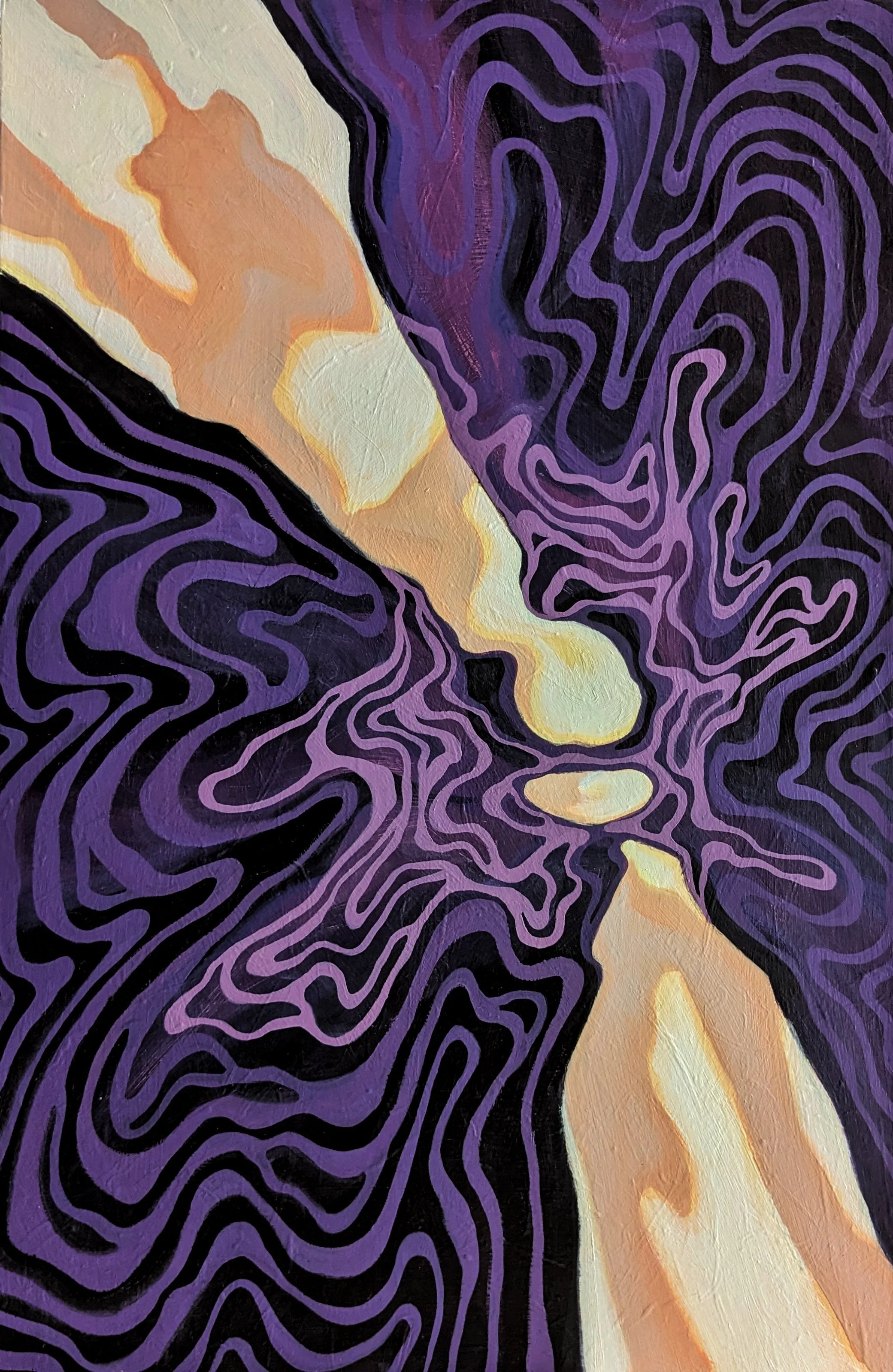 Hollow, Oil on Canvas  35x23"  2023