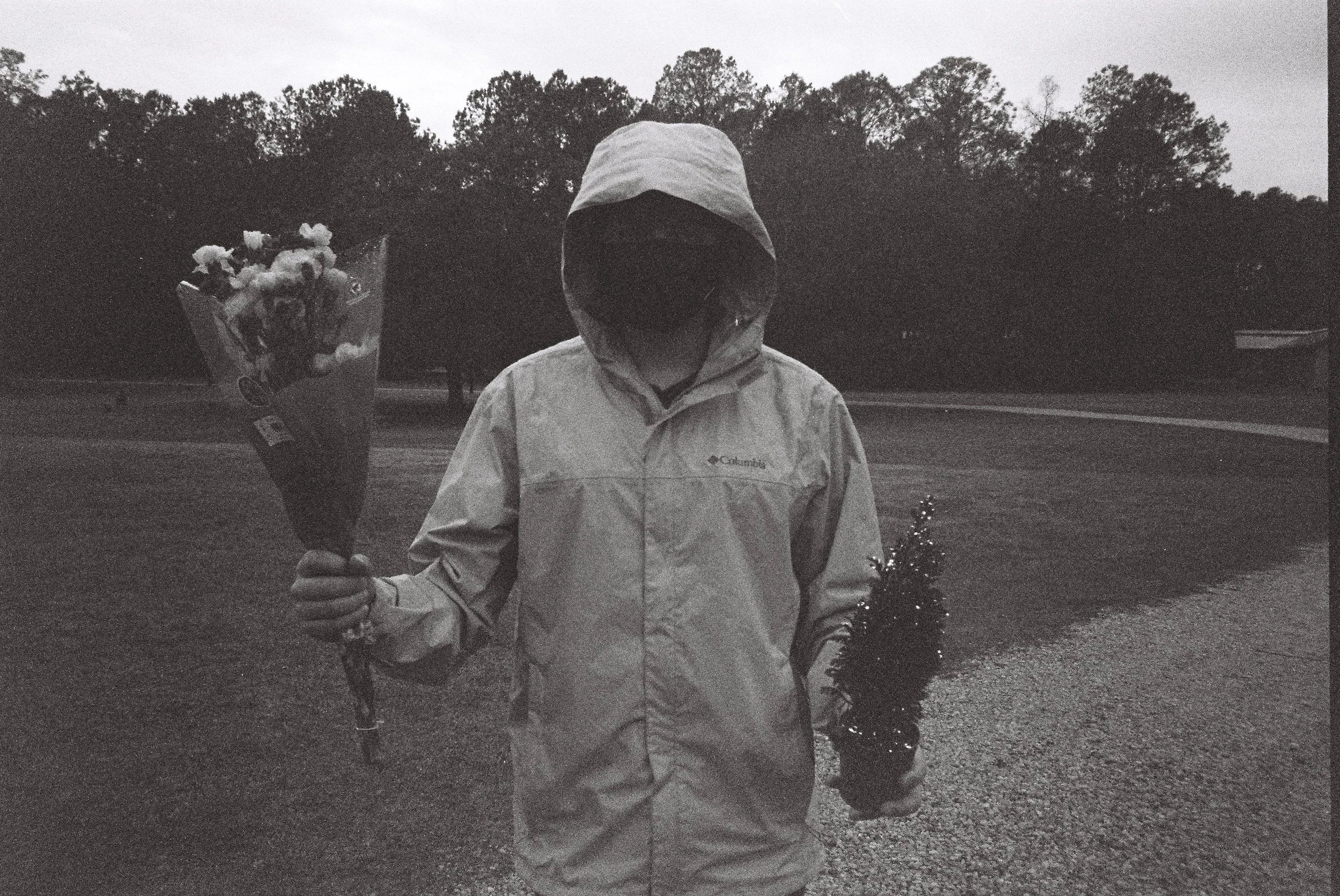 Flowers for Poppa,  B&W Film  2020