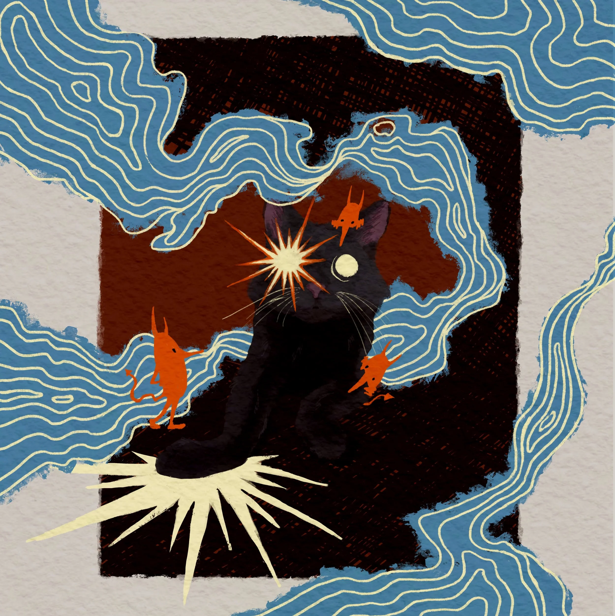 Gato,  Procreate  2021