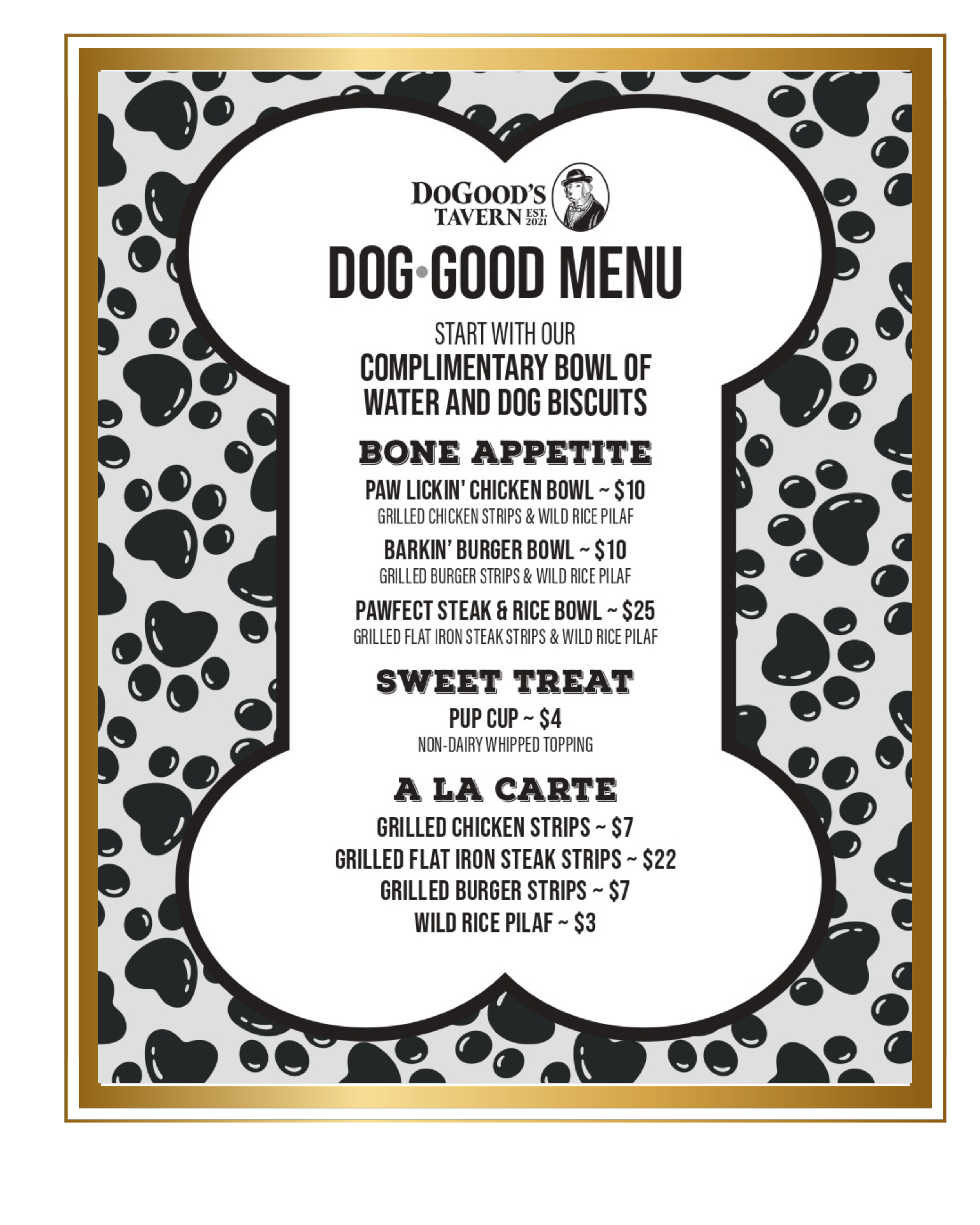 Menu | Explore Our Menu – Visit & Dine Today — DoGoods Tavern
