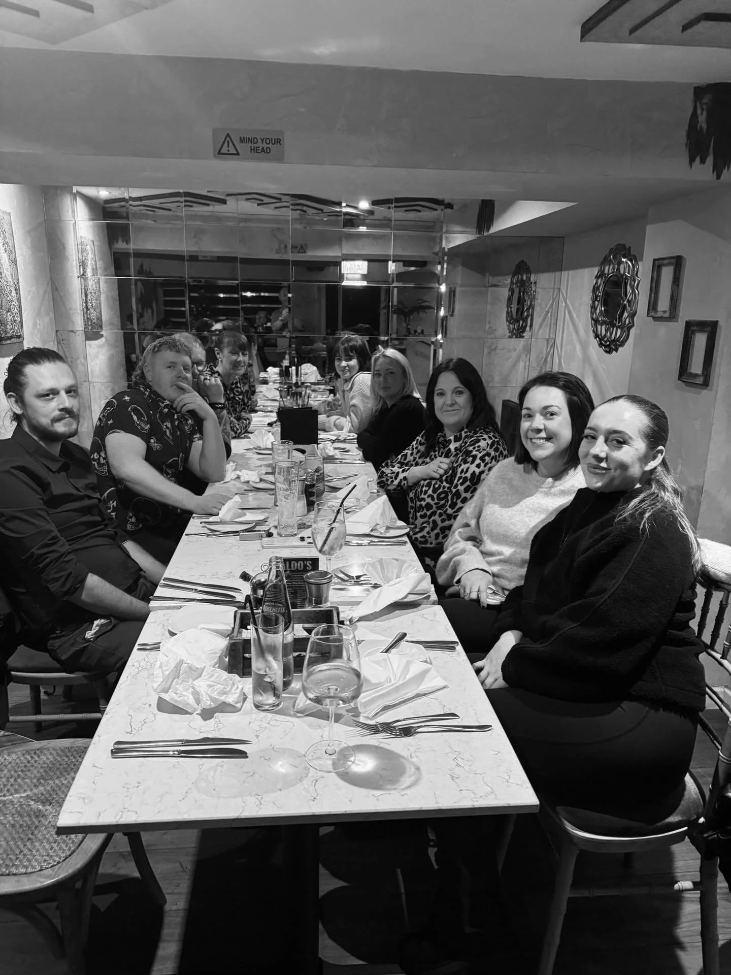 Staff meal out for the team tonight at @aldositalian 🍻