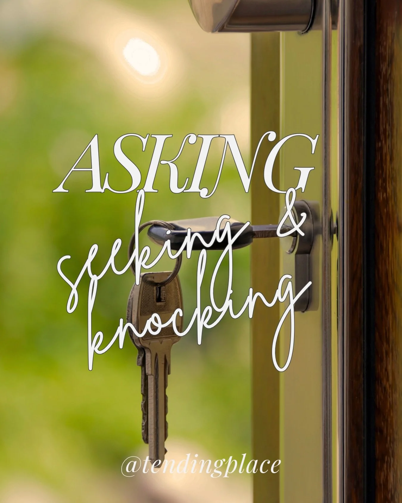 PRAYER REQUEST 🙏🏼
Our fundraising campaign continues, AND we&rsquo;re actively searching for a physical home for Tending Place. This Friday, we&rsquo;re touring another potential space. Would you pray with us?

🕊️ Pray for discernment and wisdom a