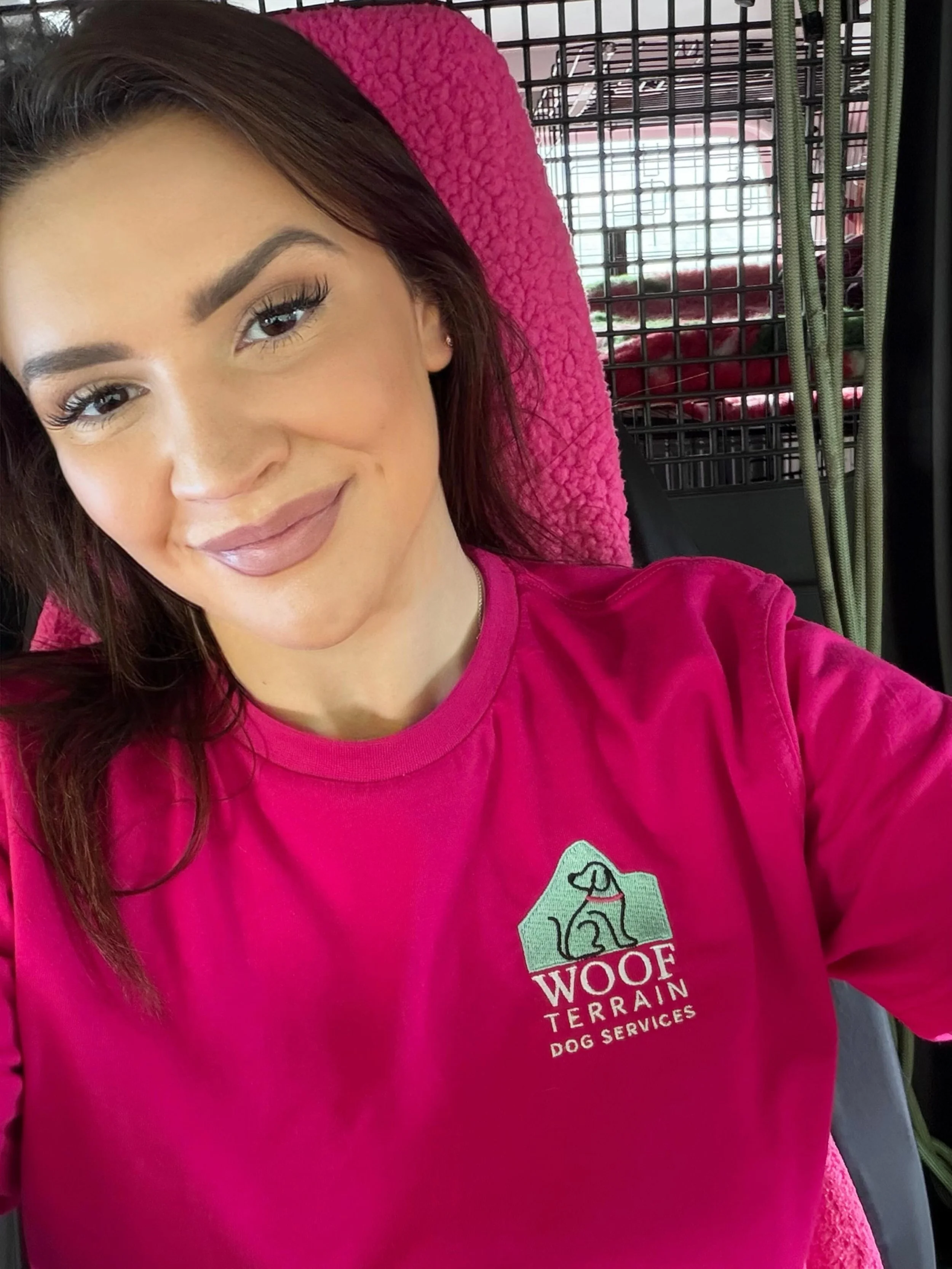 A little refresh for Woof Terrain 💗🐾
I&rsquo;ve officially swapped my grey uniform for pink (because let&rsquo;s be honest, it was always going to happen eventually 😅).

Huge thank you to @penguin_uniform for bringing my vision to life. I absolute