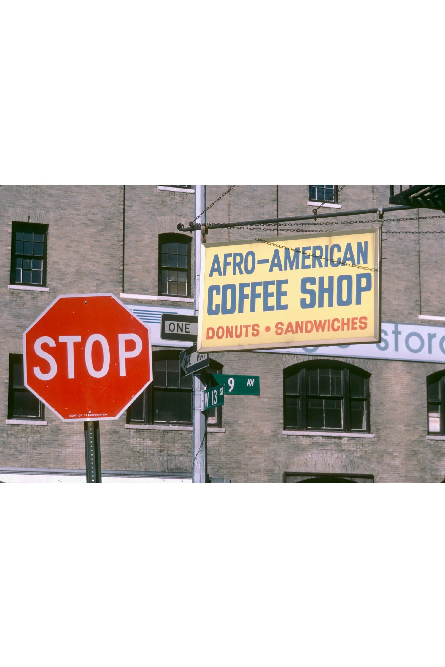 ninth ave. & w. 13th st., 1985 by jeff rothstein