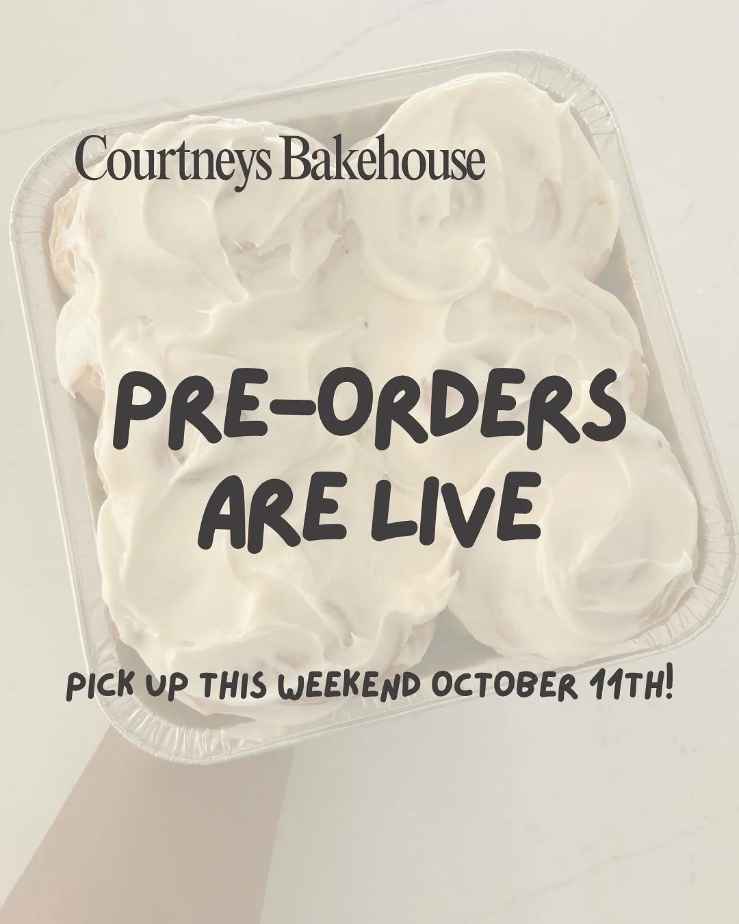 ✨ PRE-ORDERS ARE LIVE! ✨

Pre-orders are open now through Wednesday at 6PM! This week&rsquo;s menu is super limited, so snag your favorites while you can 💛

As always, thank you for supporting my little cottage bakery dream 🥰

Order through the lin