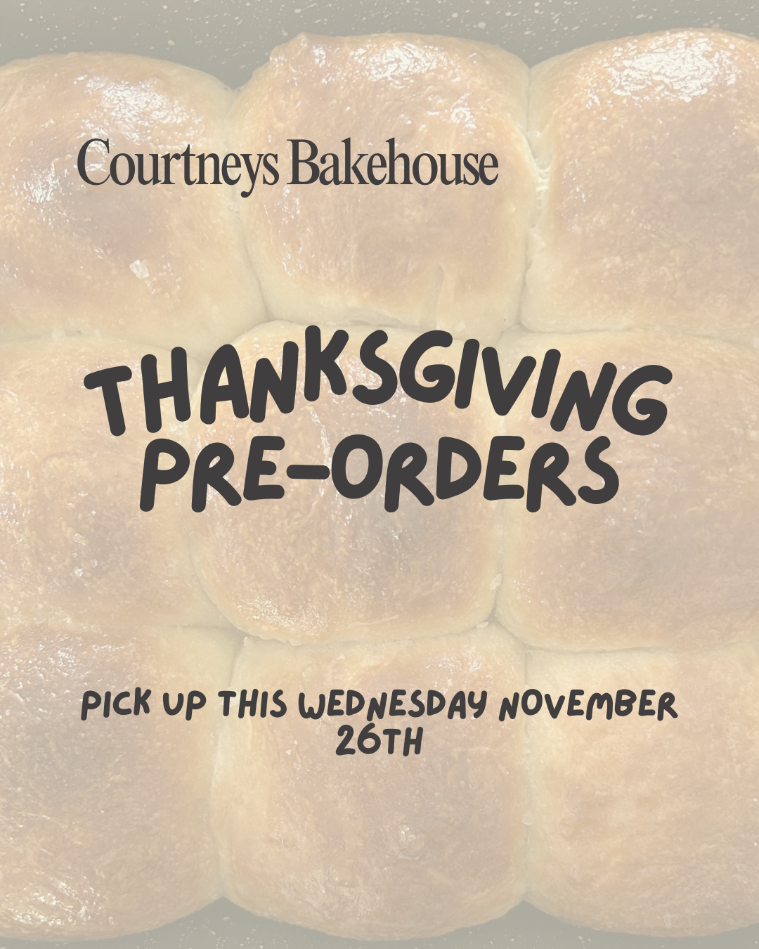 Thanksgiving Pre Orders open
