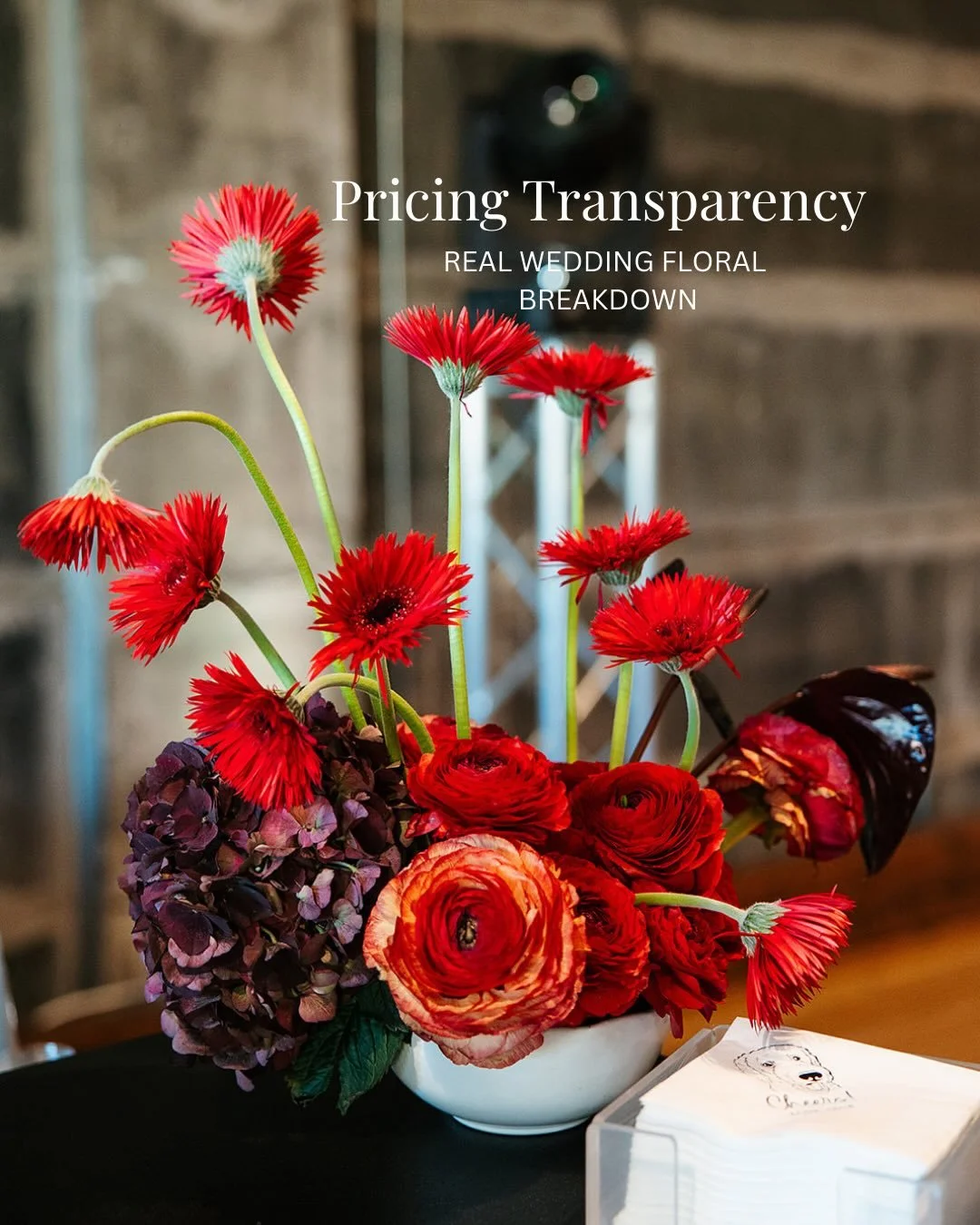 Save this for later 💌

This real wedding breakdown shows exactly where the investment goes- not just flowers, but design, mechanics, installation, repurposing, logistics, and cleanup.

Most of our couples fall between 5K-8K for this level of coverag