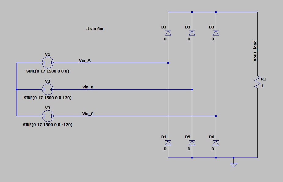 Diode Rectification Circuit