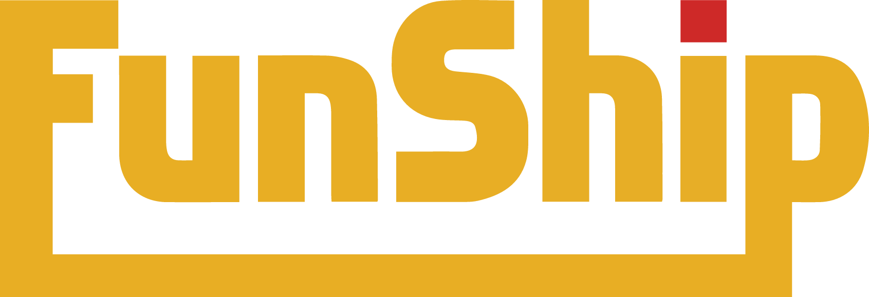 Colorful logo with the text "FunShop" in yellow, black, and red.