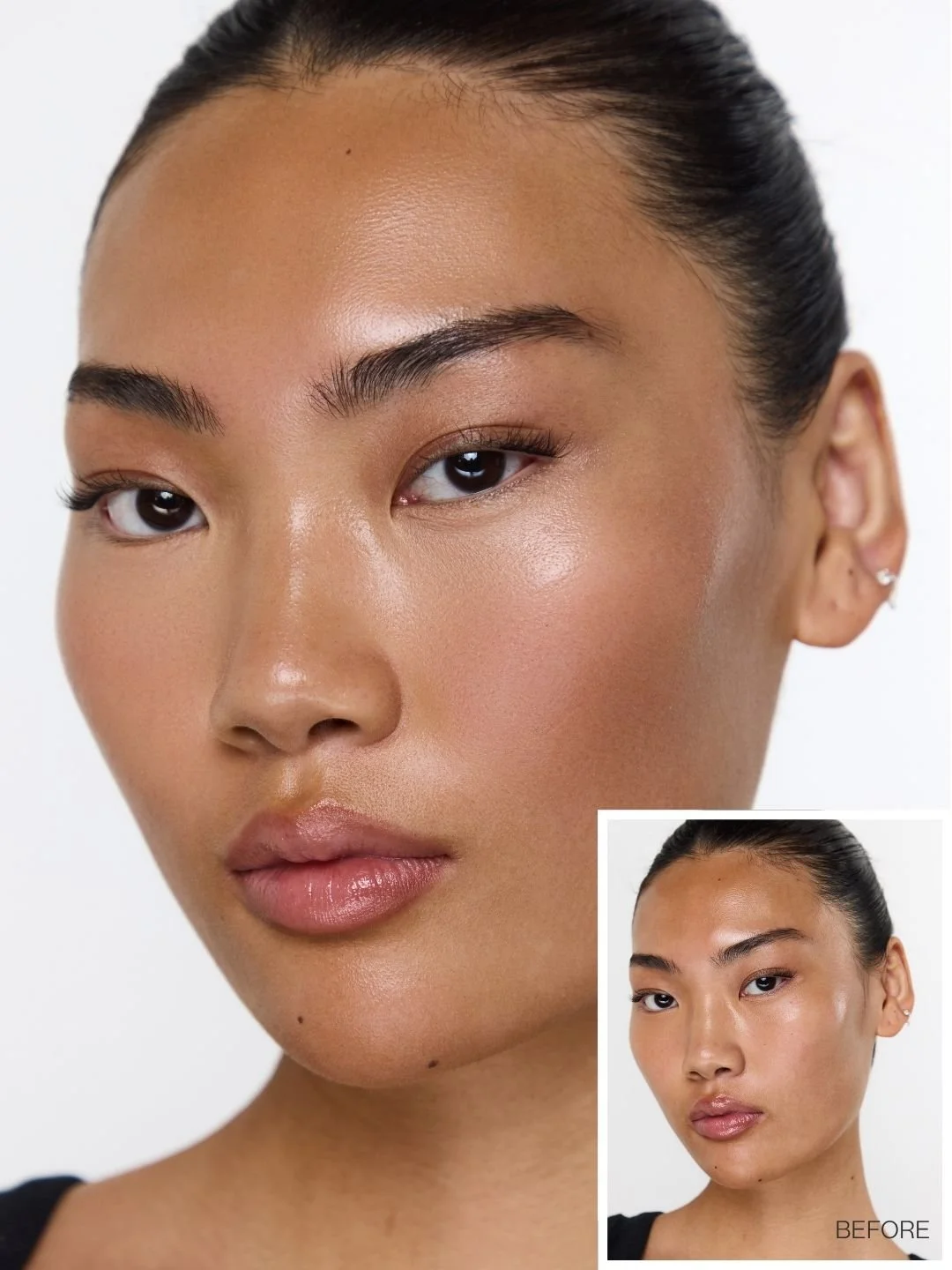 BioCell Trinity Plus brand result example showing brighter-looking skin