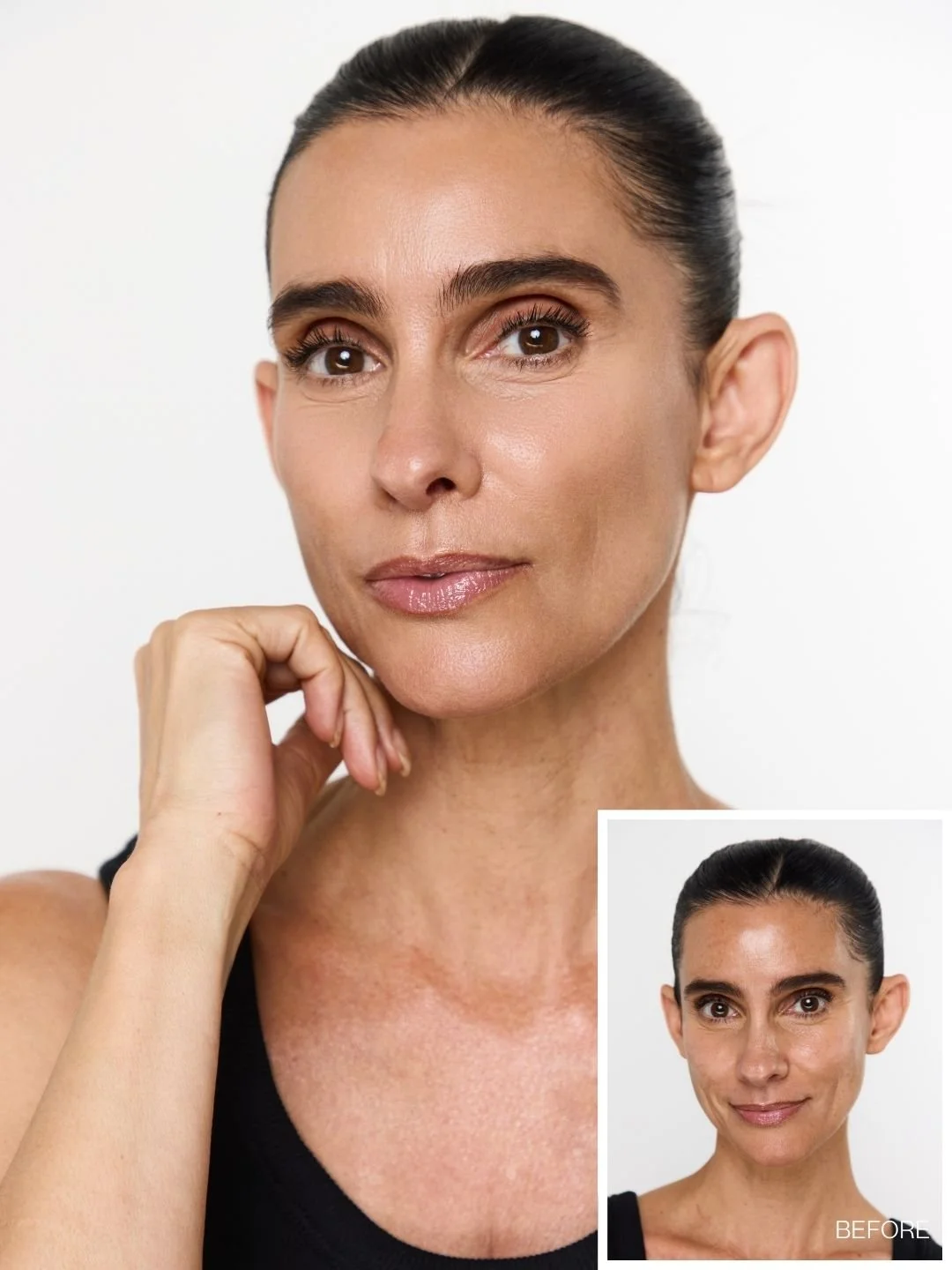 BioCell Trinity Plus brand result example showing hydrated-looking skin