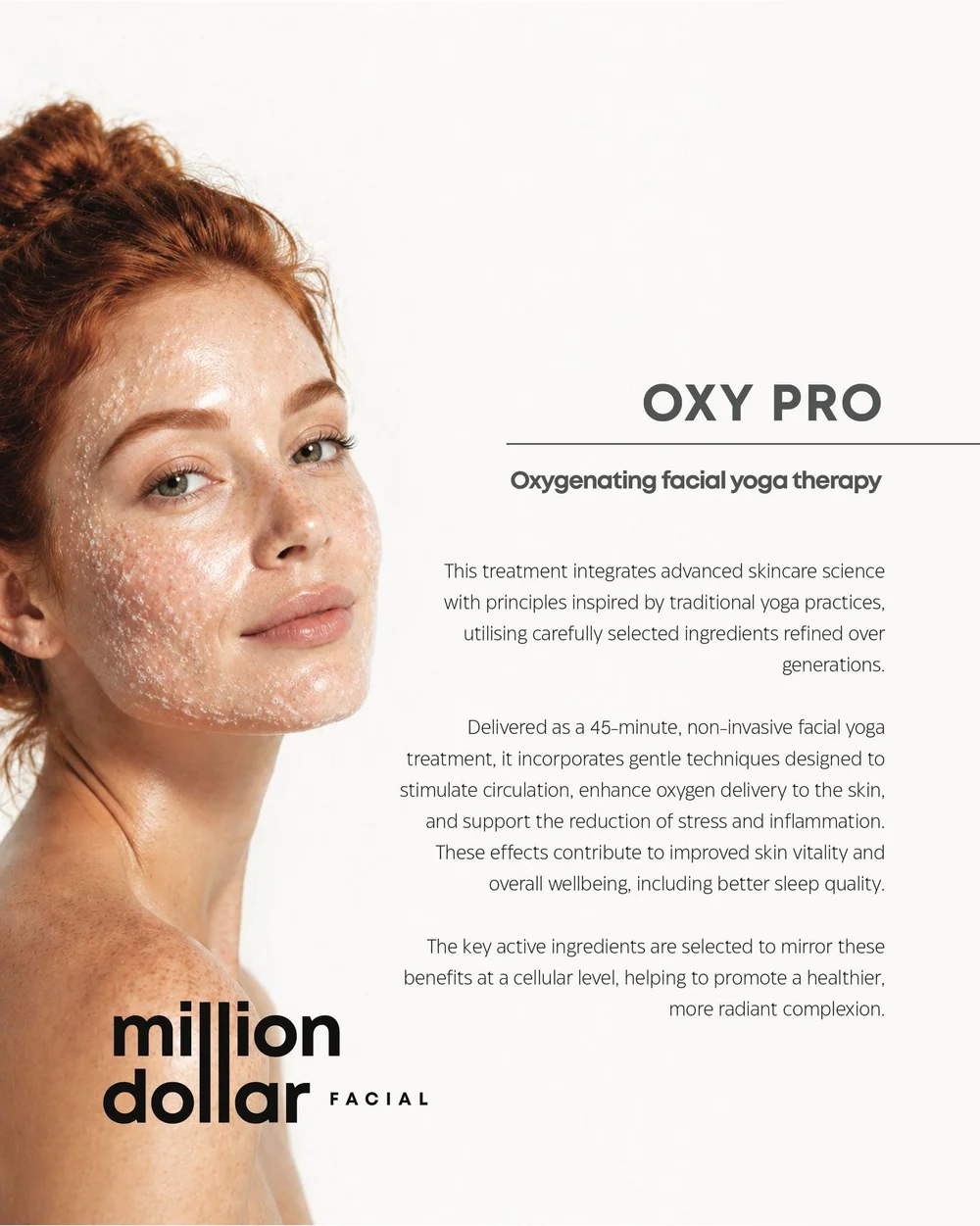 Million Dollar Oxy Pro Facial available at Straday Studio in Fareham
