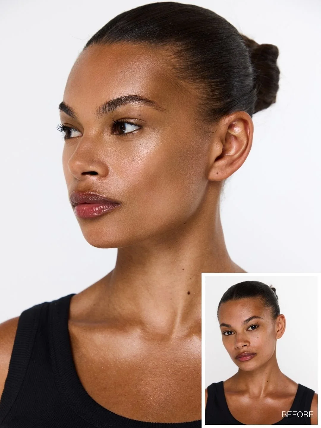 BioCell Trinity Plus brand result example showing smoother-looking skin