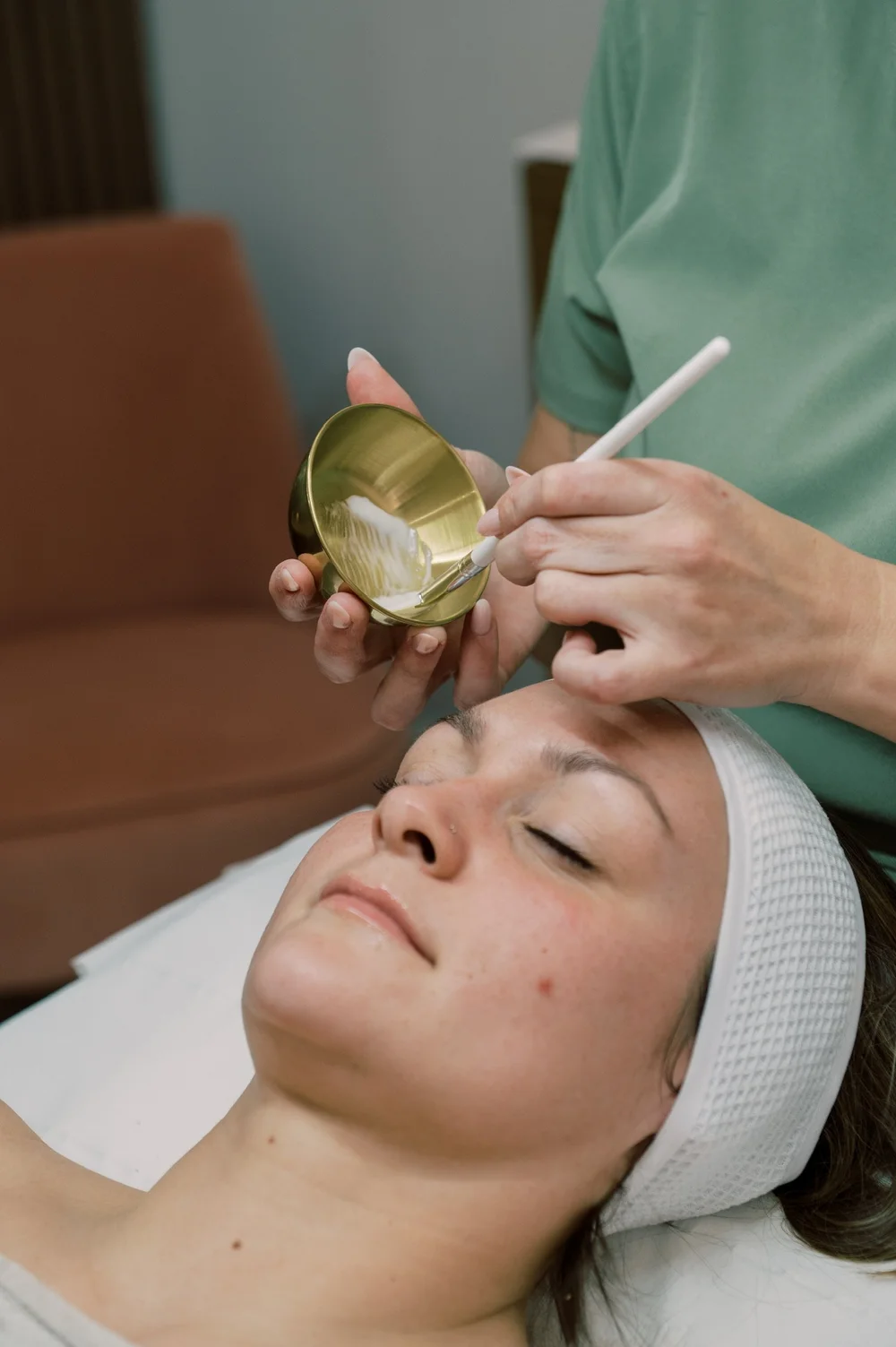 Professional skincare treatment at Straday Studio